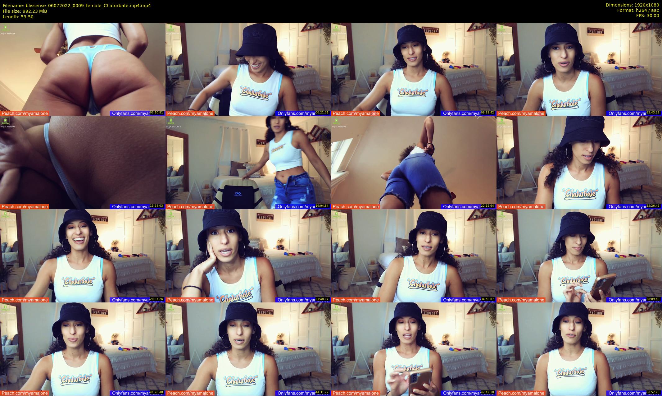 blissense — 54 minute Chaturbate female cam show recording, 1080p, Jul 6, 2022