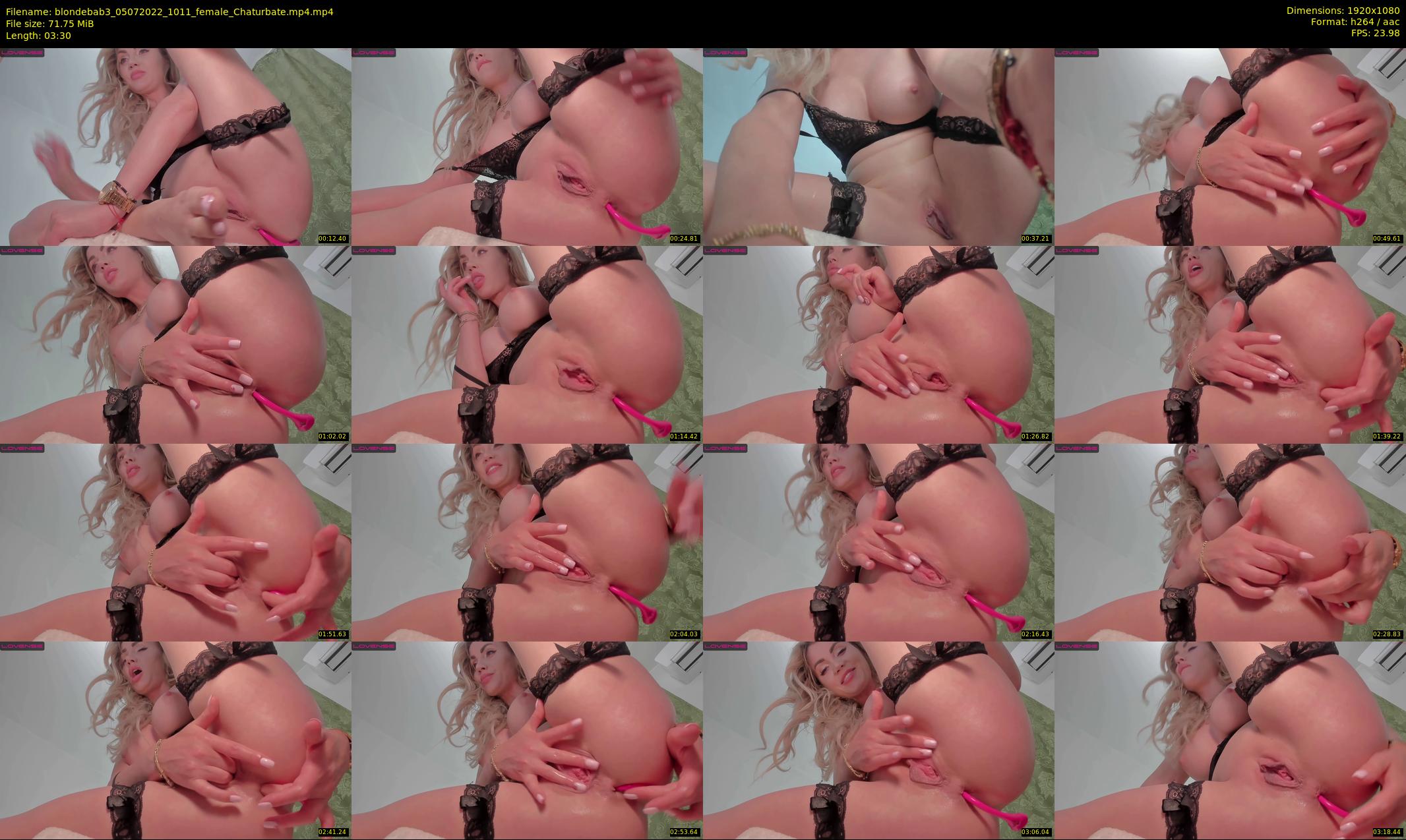 blondebab3 — 4 minute Chaturbate female cam show recording, 1080p, Jul 5, 2022