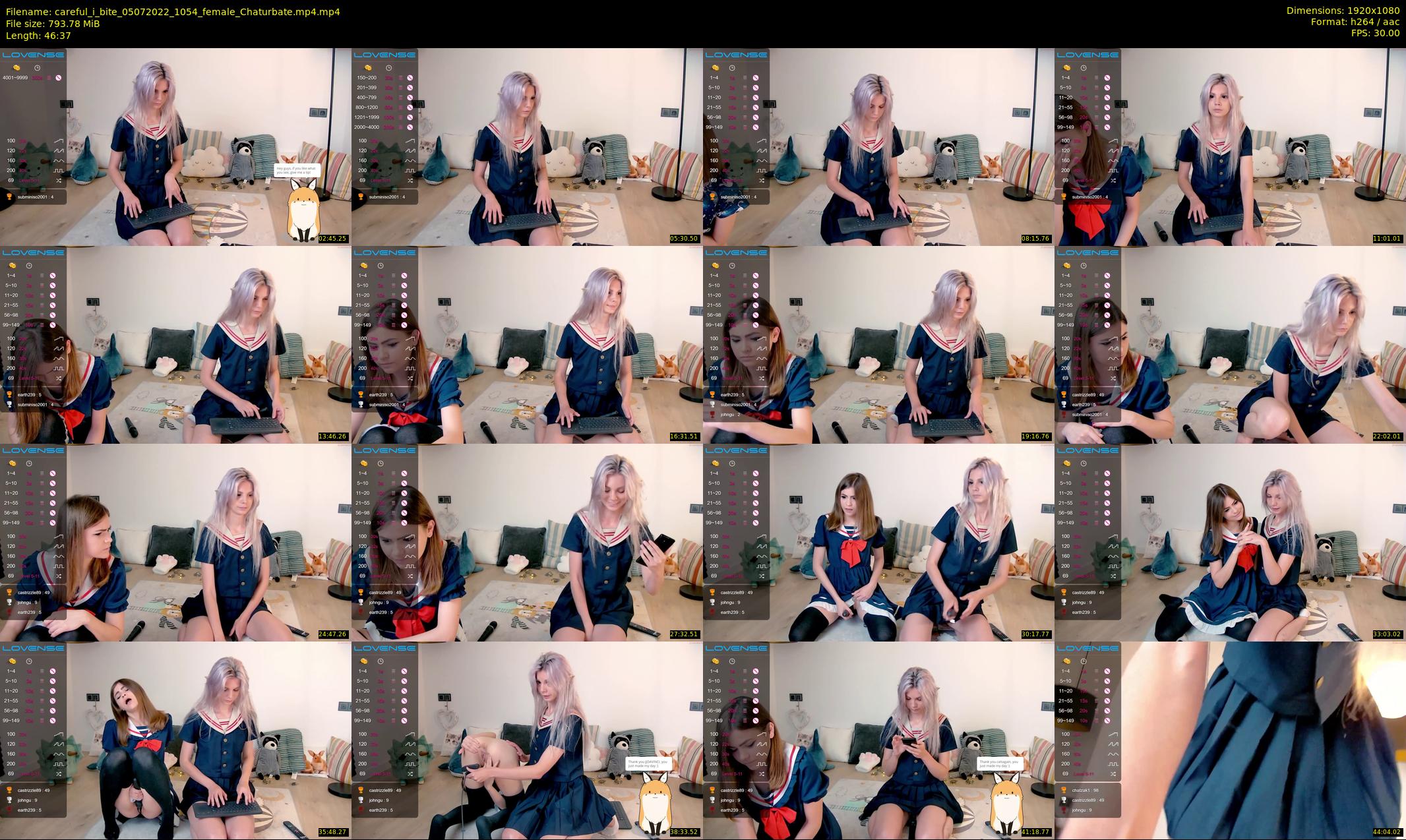 careful_i_bite — 47 minute Chaturbate female cam show recording, 1080p, Jul 5, 2022