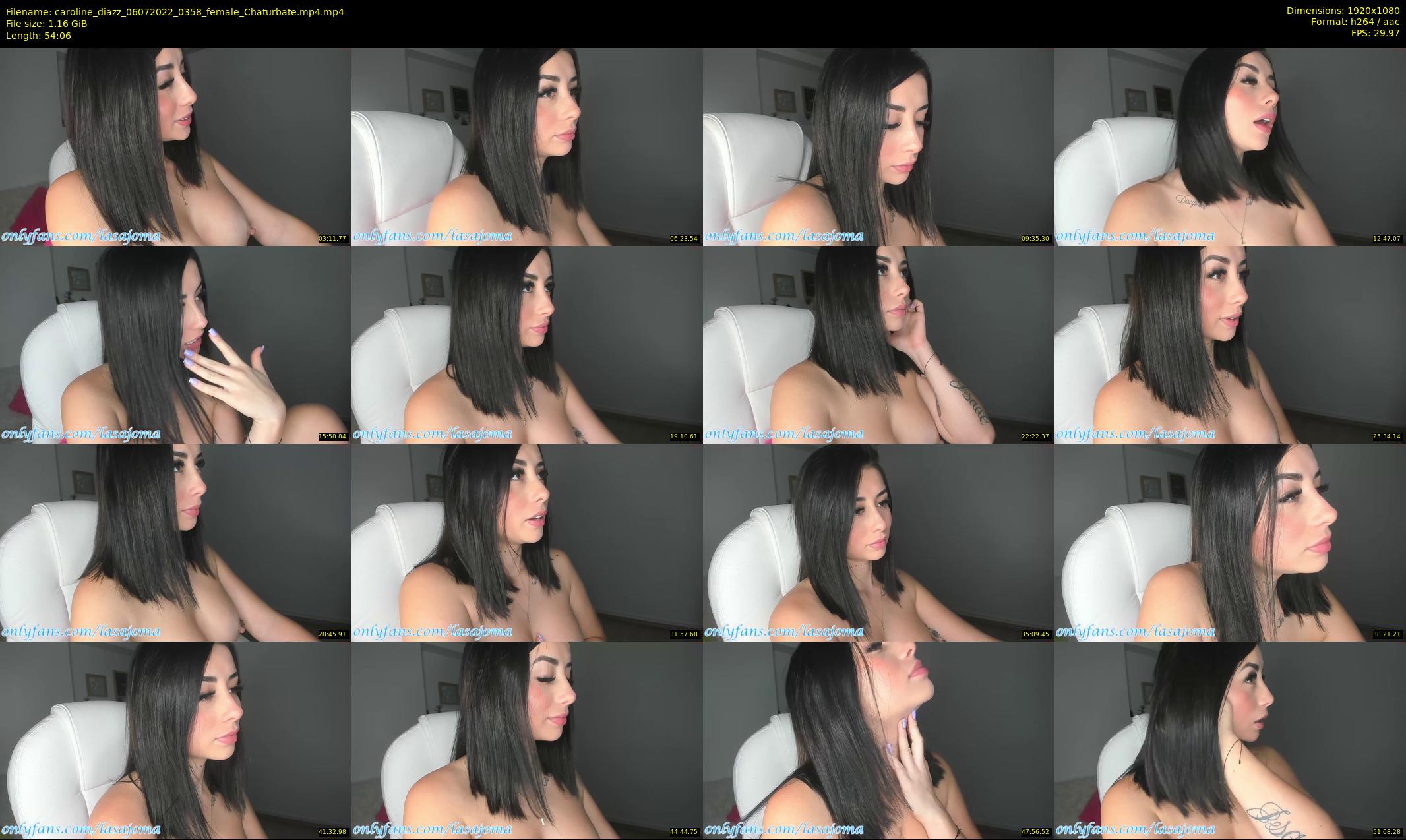 caroline_diazz — 55 minute Chaturbate female cam show recording, 1080p, Jul 6, 2022