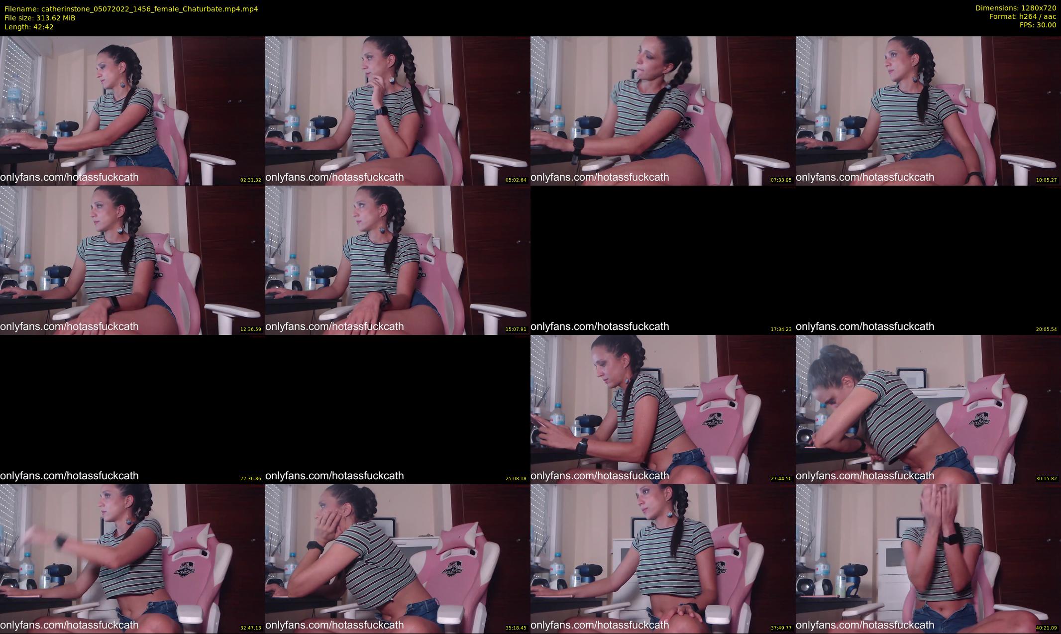 catherinstone — 43 minute Chaturbate female cam show recording, 720p, Jul 5, 2022