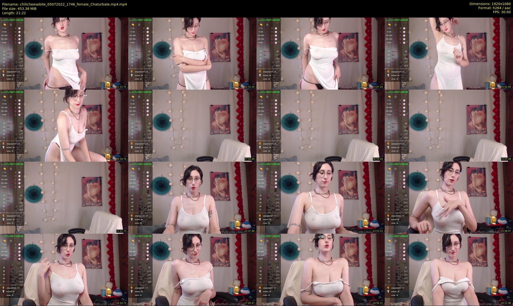 chilicheesebite — 22 minute Chaturbate female cam show recording, 1080p, Jul 5, 2022