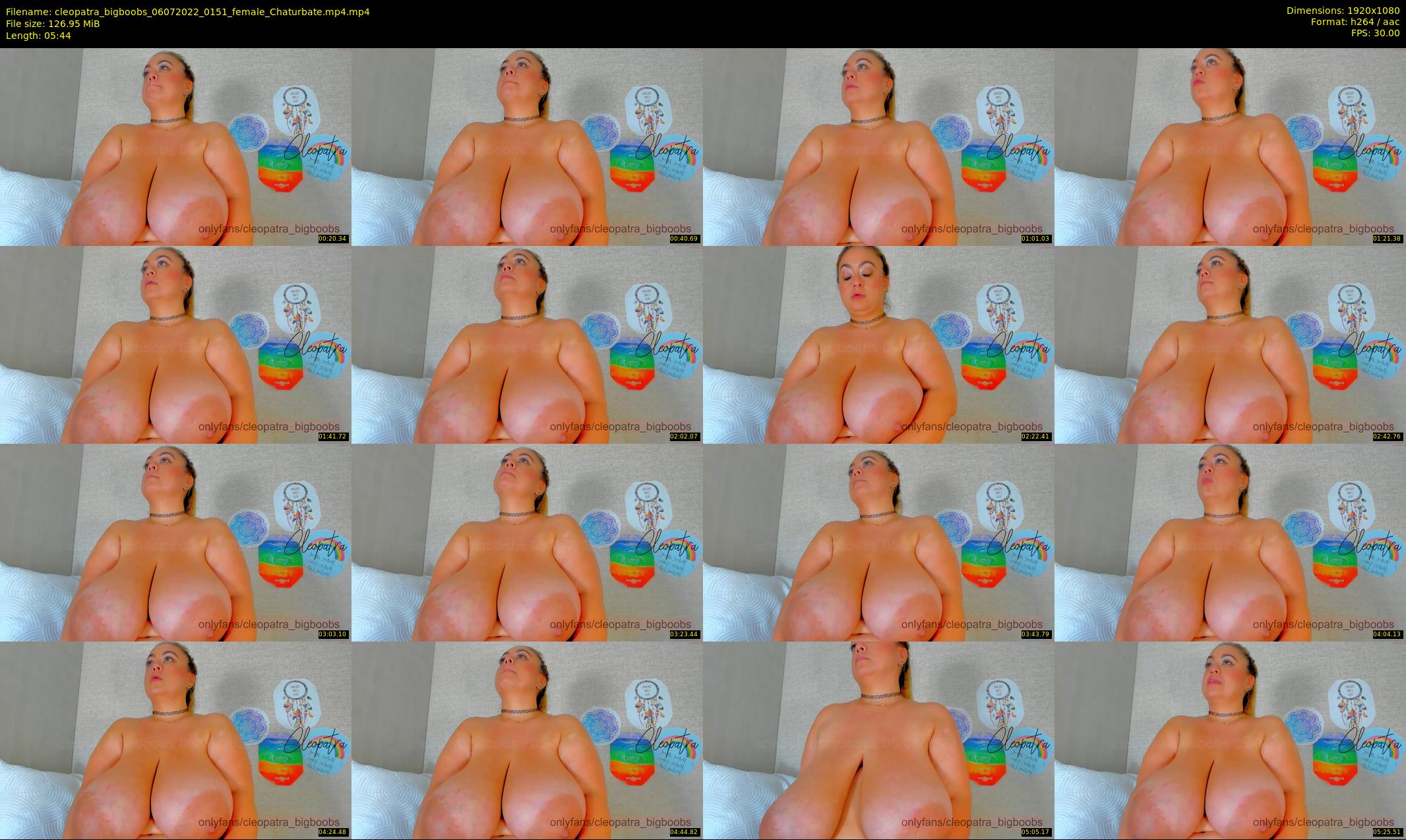 cleopatra_bigboobs — 6 minute Chaturbate female cam show recording, 1080p, Jul 6, 2022