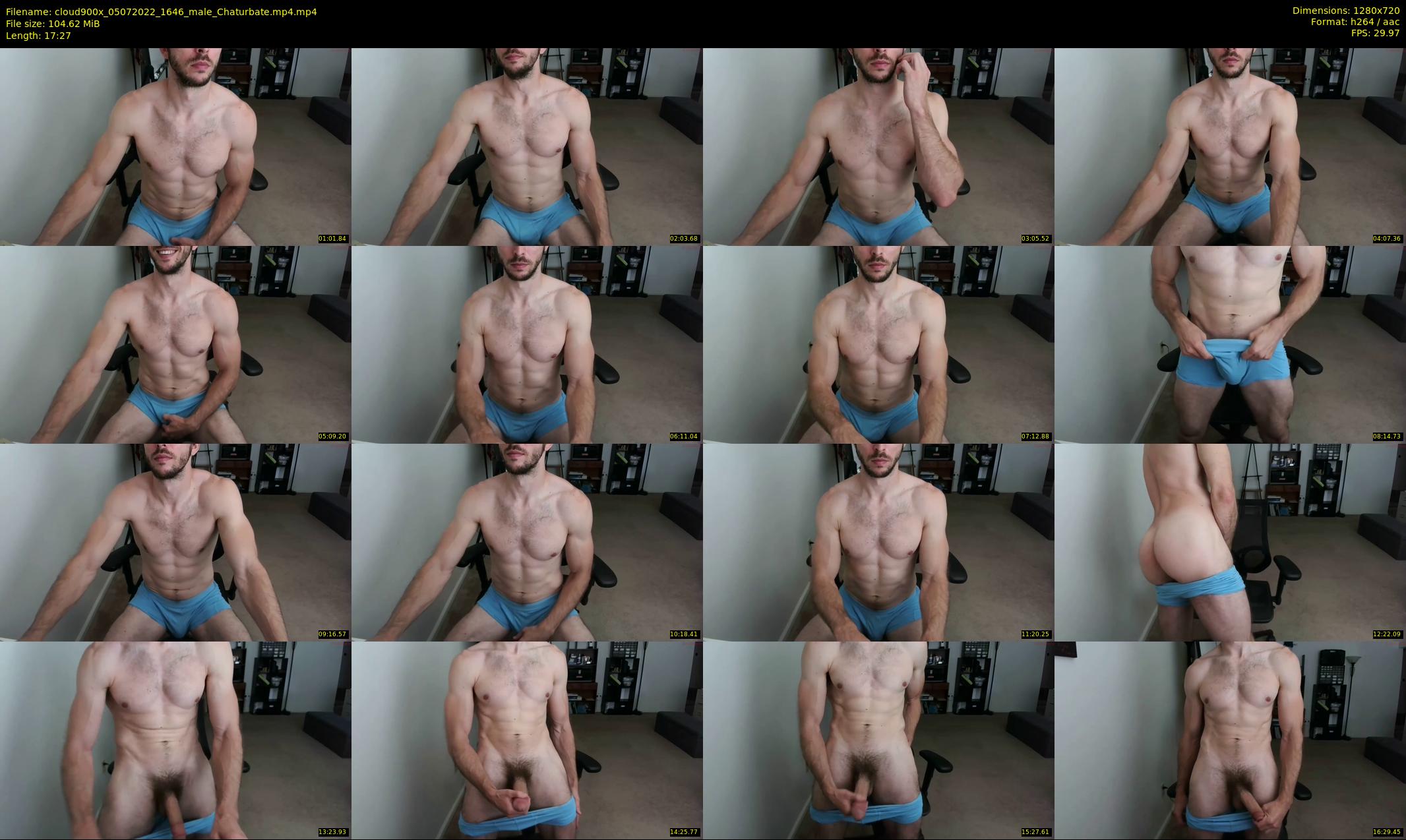 cloud900x — 18 minute Chaturbate male cam show recording, 720p, Jul 5, 2022