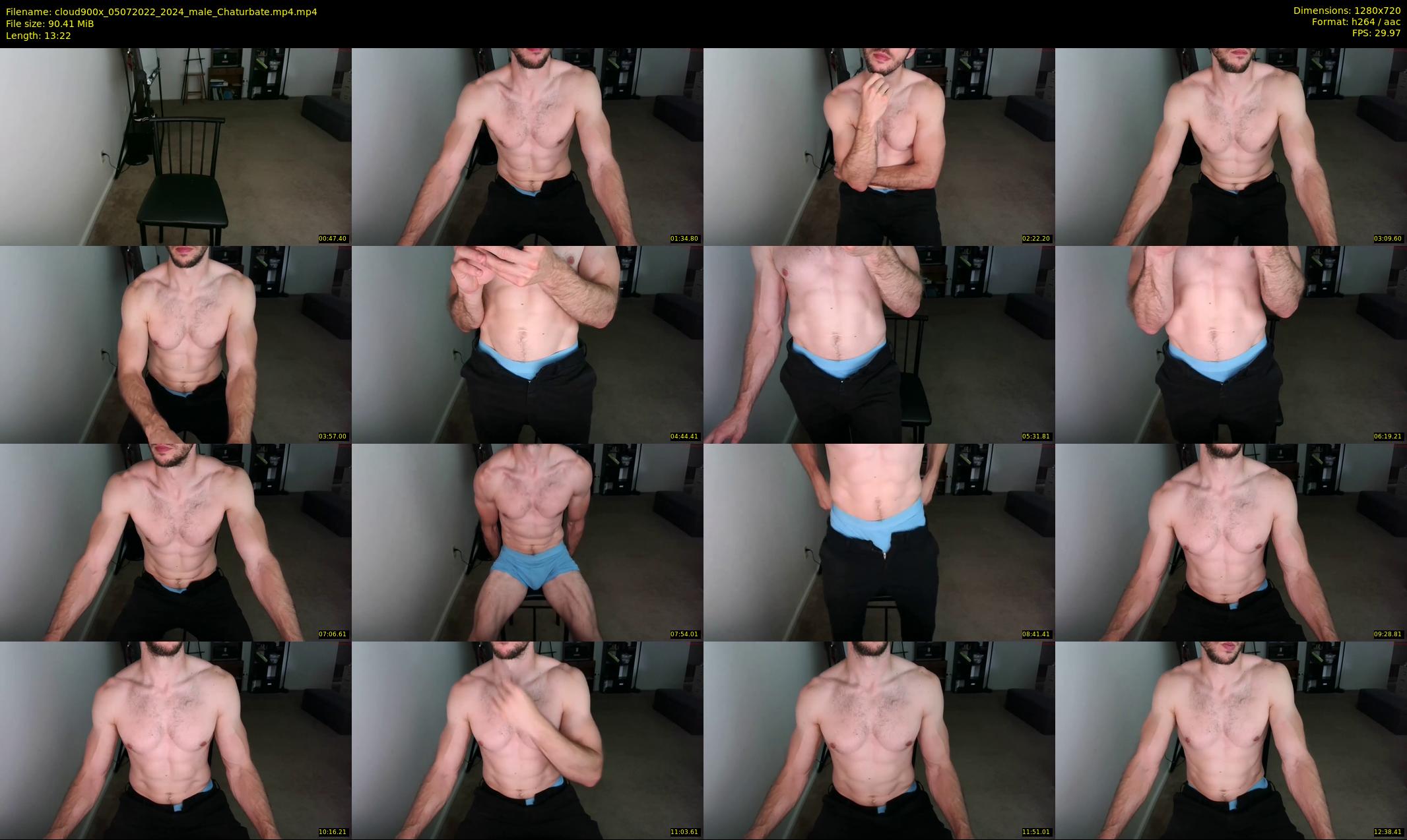 cloud900x — 14 minute Chaturbate male cam show recording, 720p, Jul 5, 2022