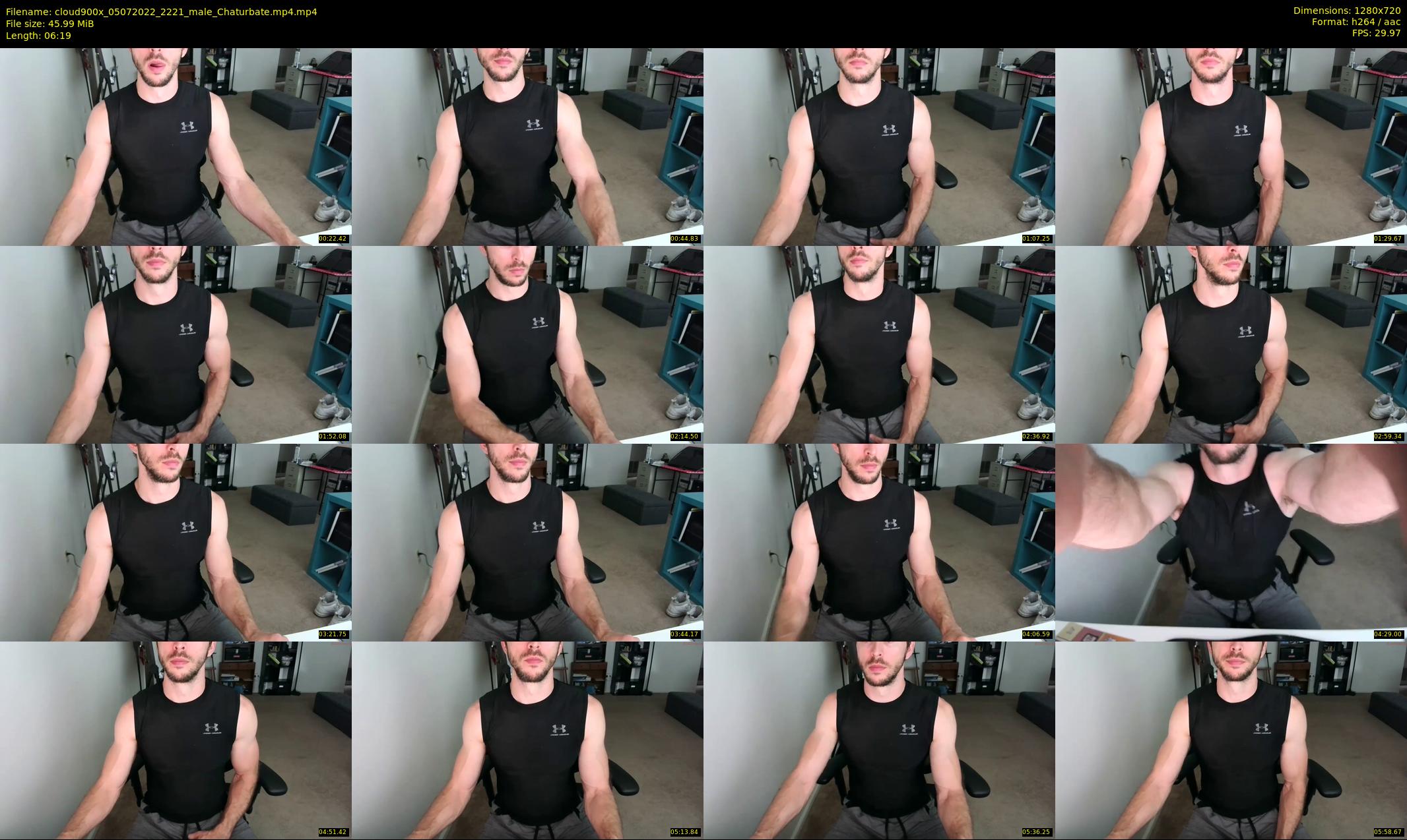 cloud900x — 7 minute Chaturbate male cam show recording, 720p, Jul 5, 2022