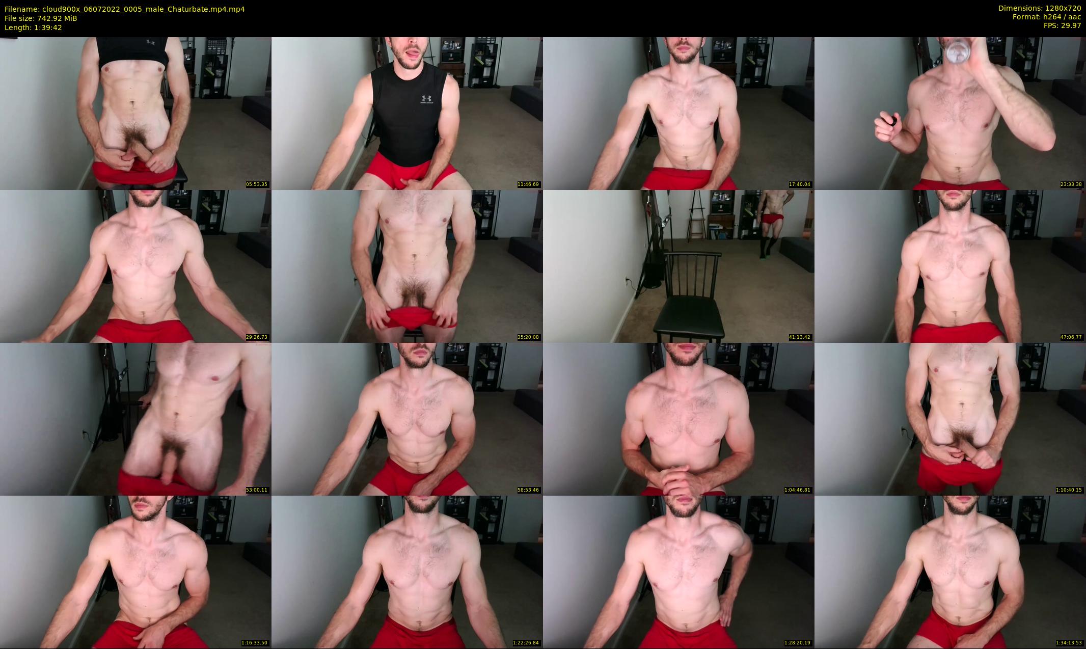 cloud900x — 100 minute Chaturbate male cam show recording, 720p, Jul 6, 2022