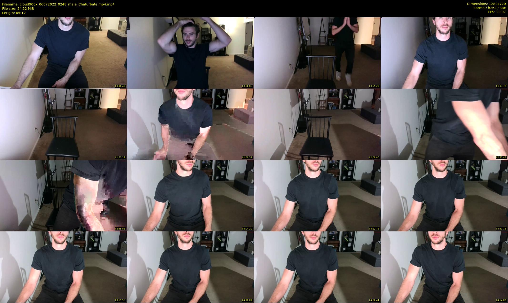 cloud900x — 6 minute Chaturbate male cam show recording, 720p, Jul 6, 2022