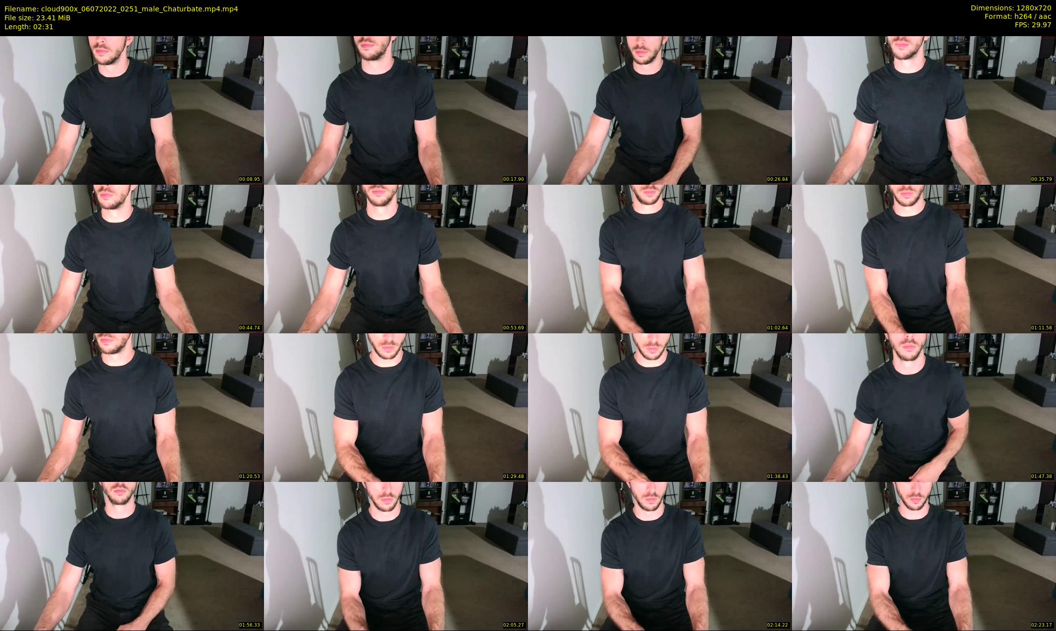 cloud900x — 3 minute Chaturbate male cam show recording, 720p, Jul 6, 2022