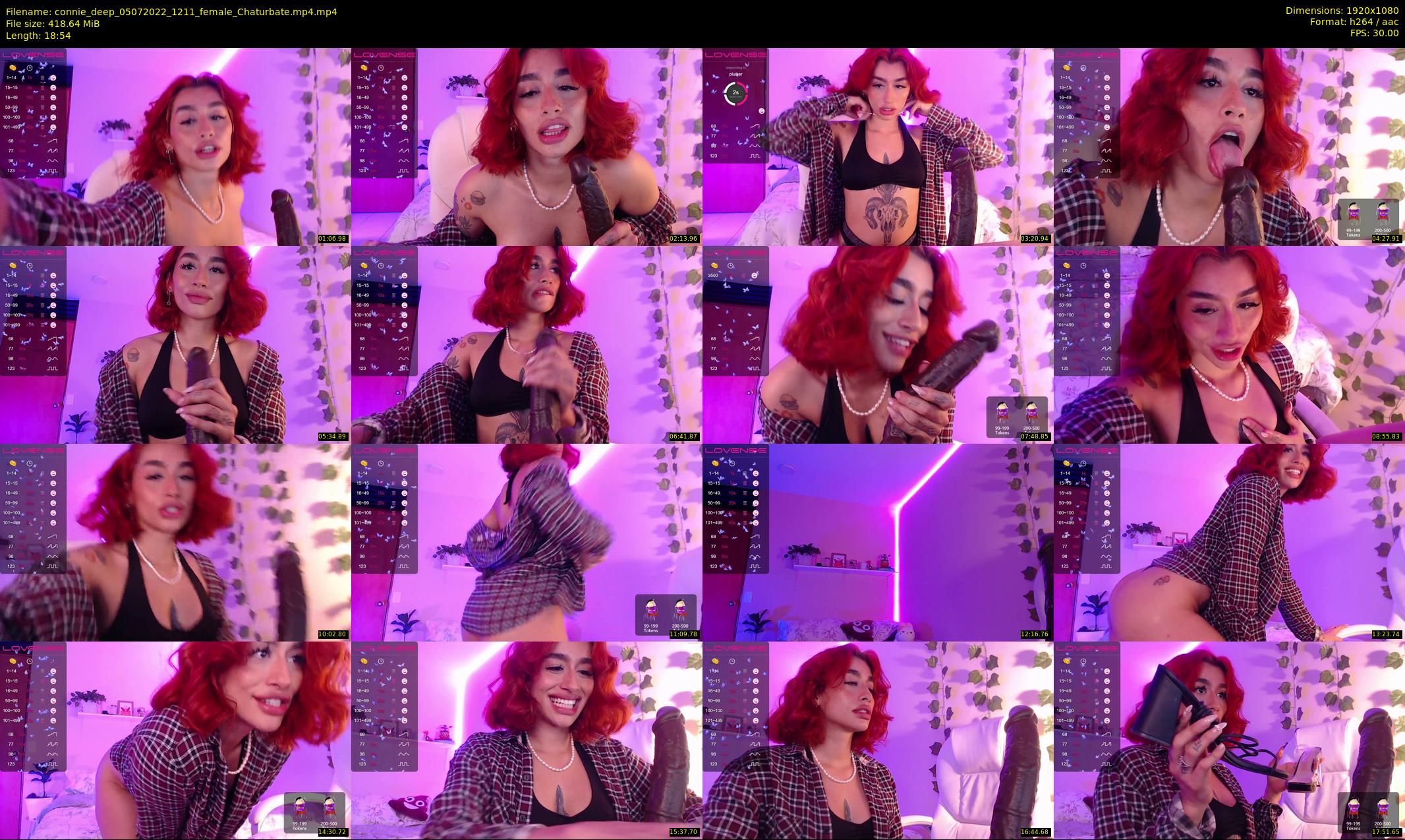 connie_deep — 19 minute Chaturbate female cam show recording, 1080p, Jul 5, 2022
