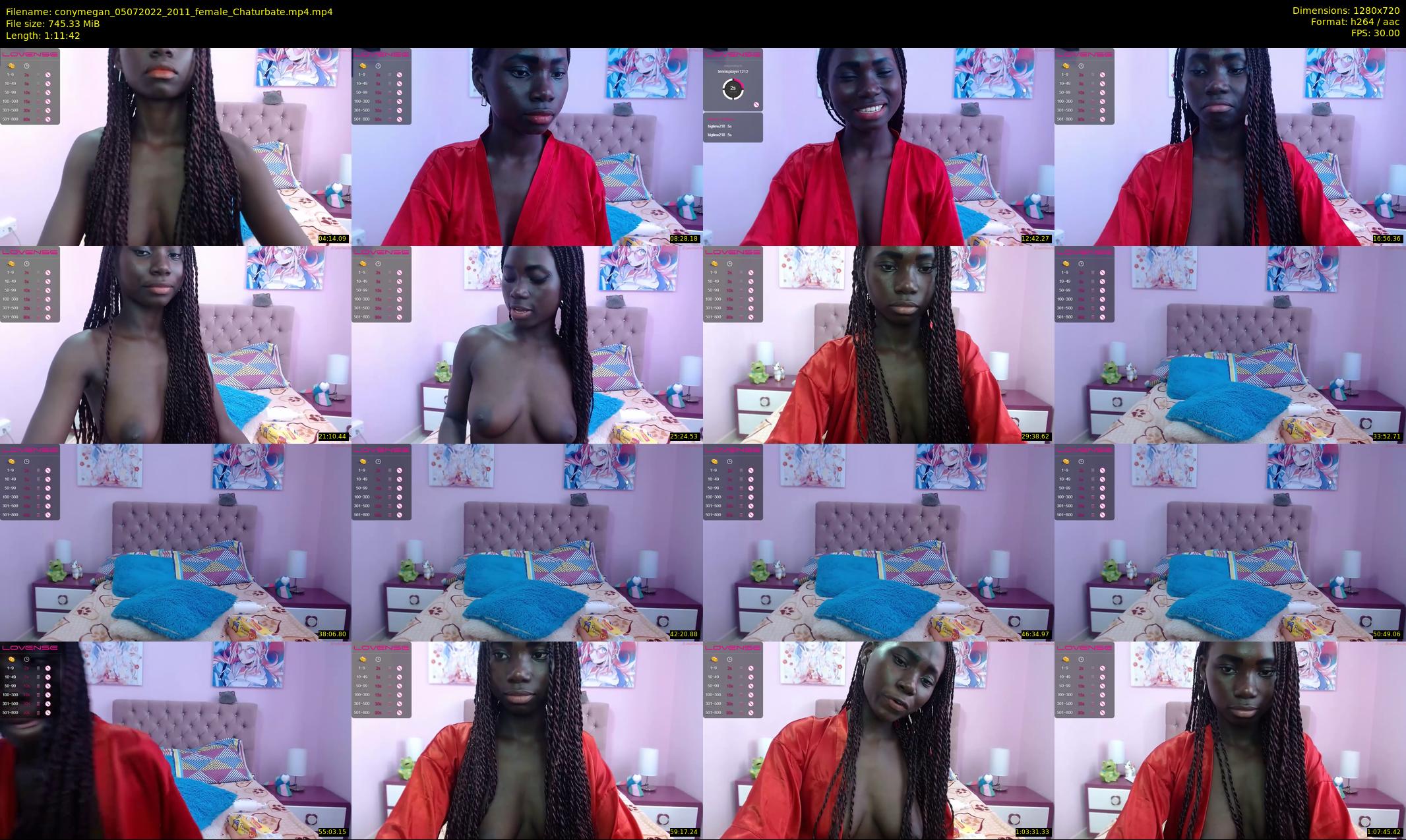conymegan — 72 minute Chaturbate female cam show recording, 720p, Jul 5, 2022