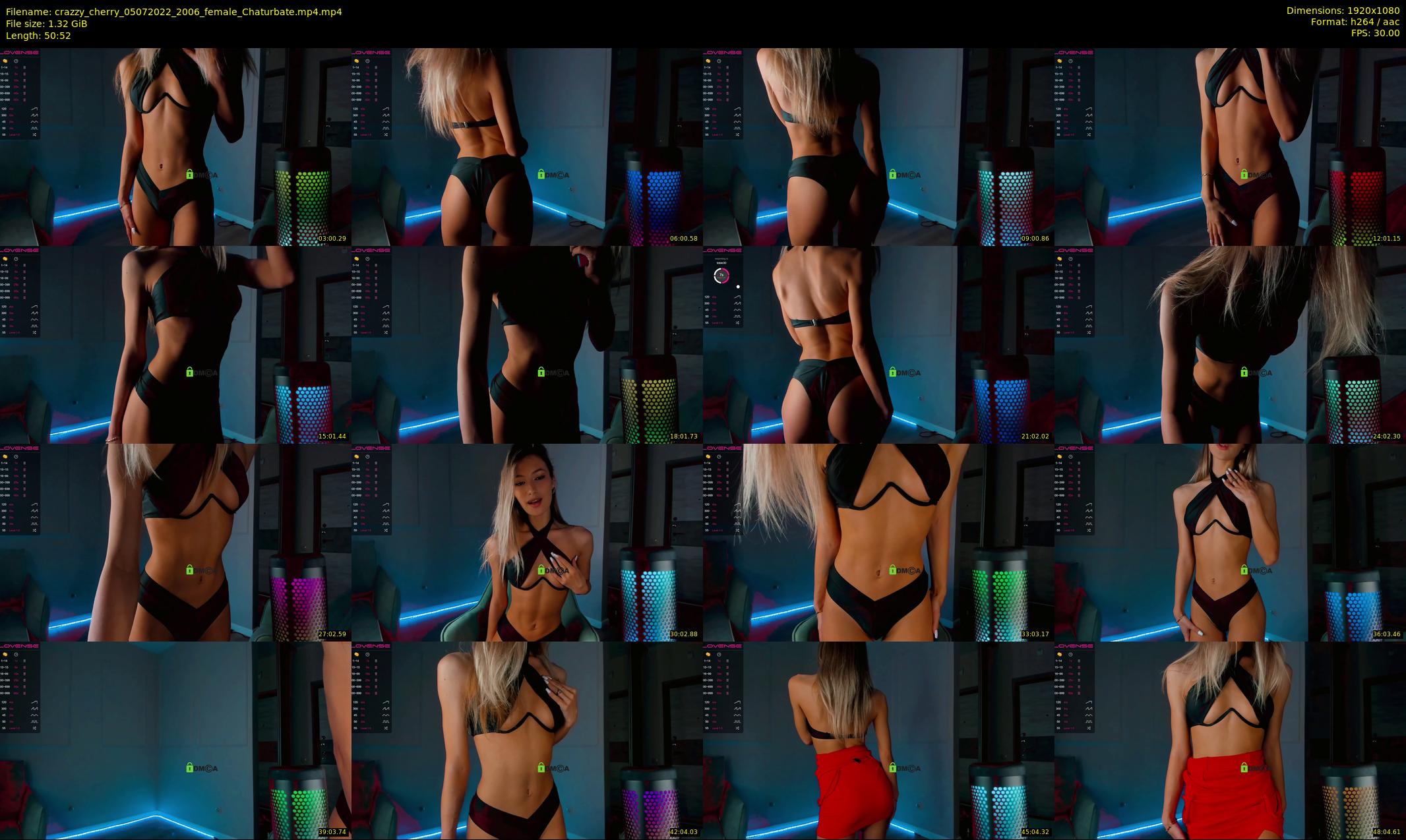 crazzy_cherry — 51 minute Chaturbate female cam show recording, 1080p, Jul 5, 2022