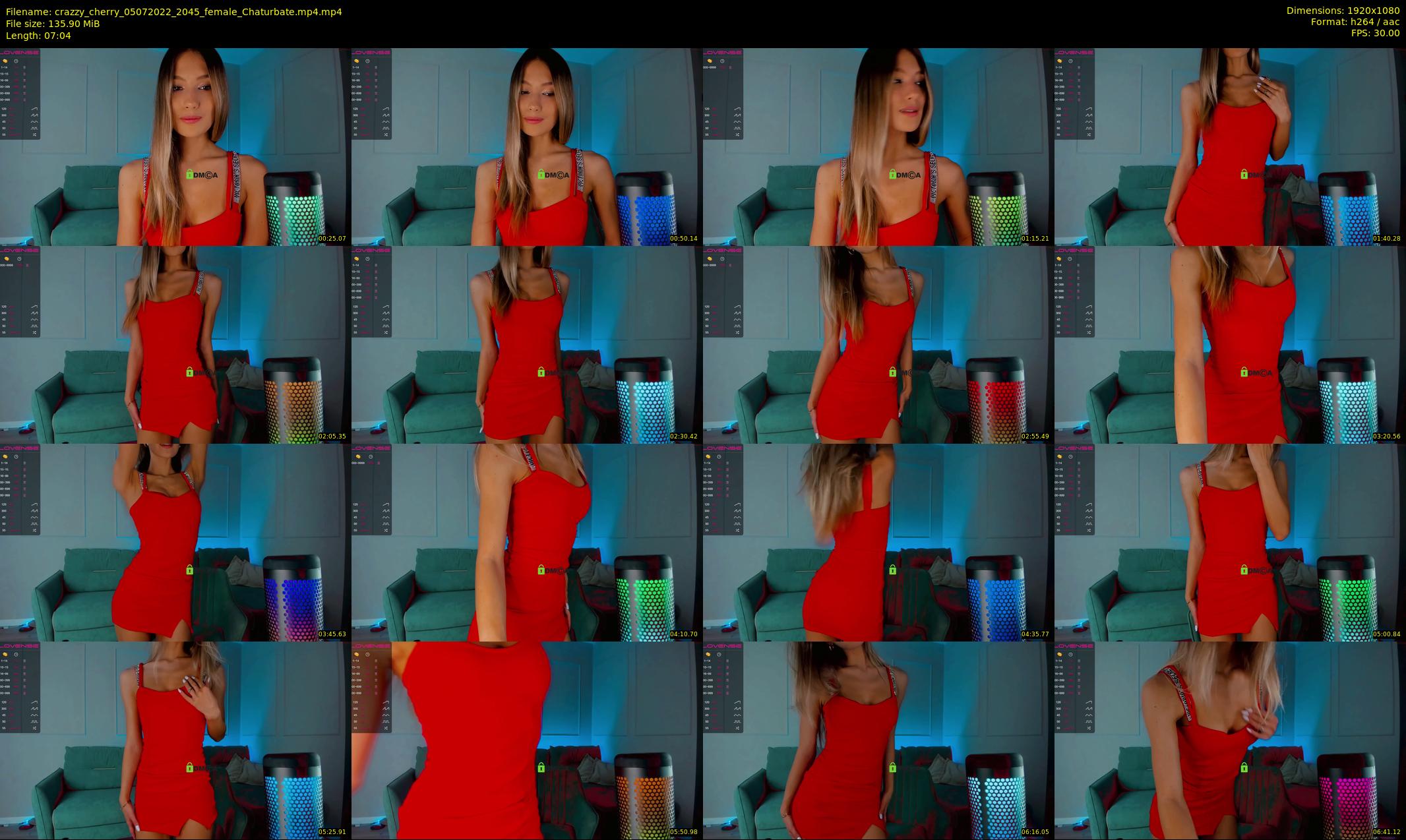 crazzy_cherry — 8 minute Chaturbate female cam show recording, 1080p, Jul 5, 2022