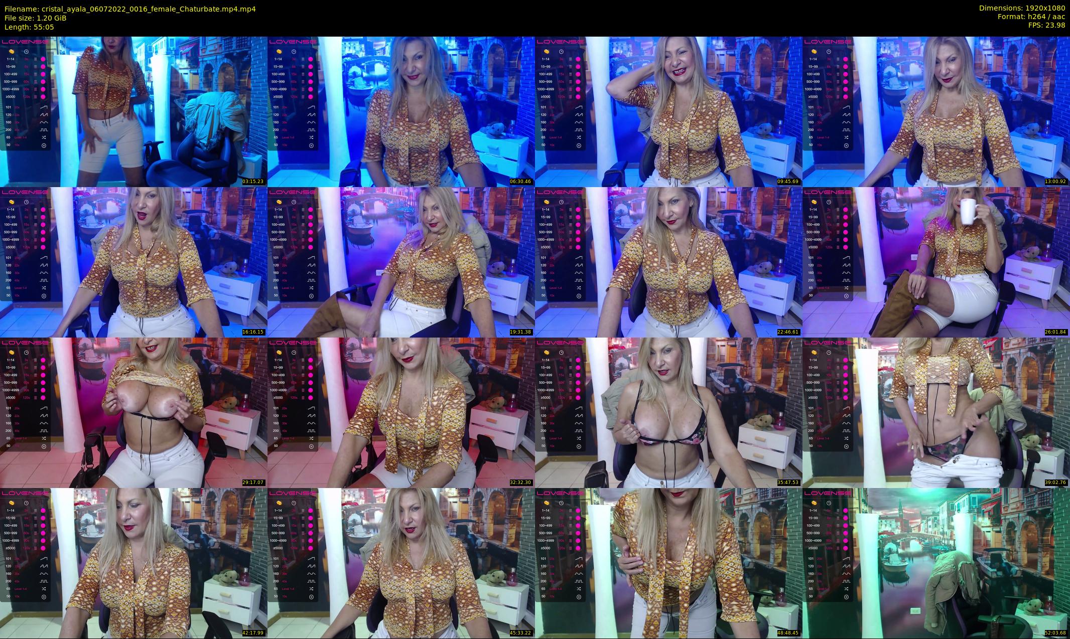 cristal_ayala — 56 minute Chaturbate female cam show recording, 1080p, Jul 6, 2022