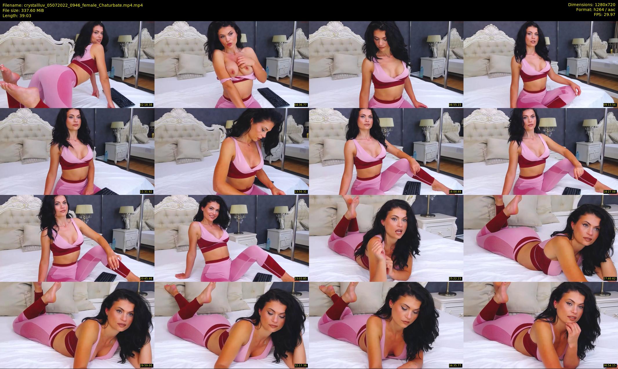 crystallluv — 40 minute Chaturbate female cam show recording, 720p, Jul 5, 2022