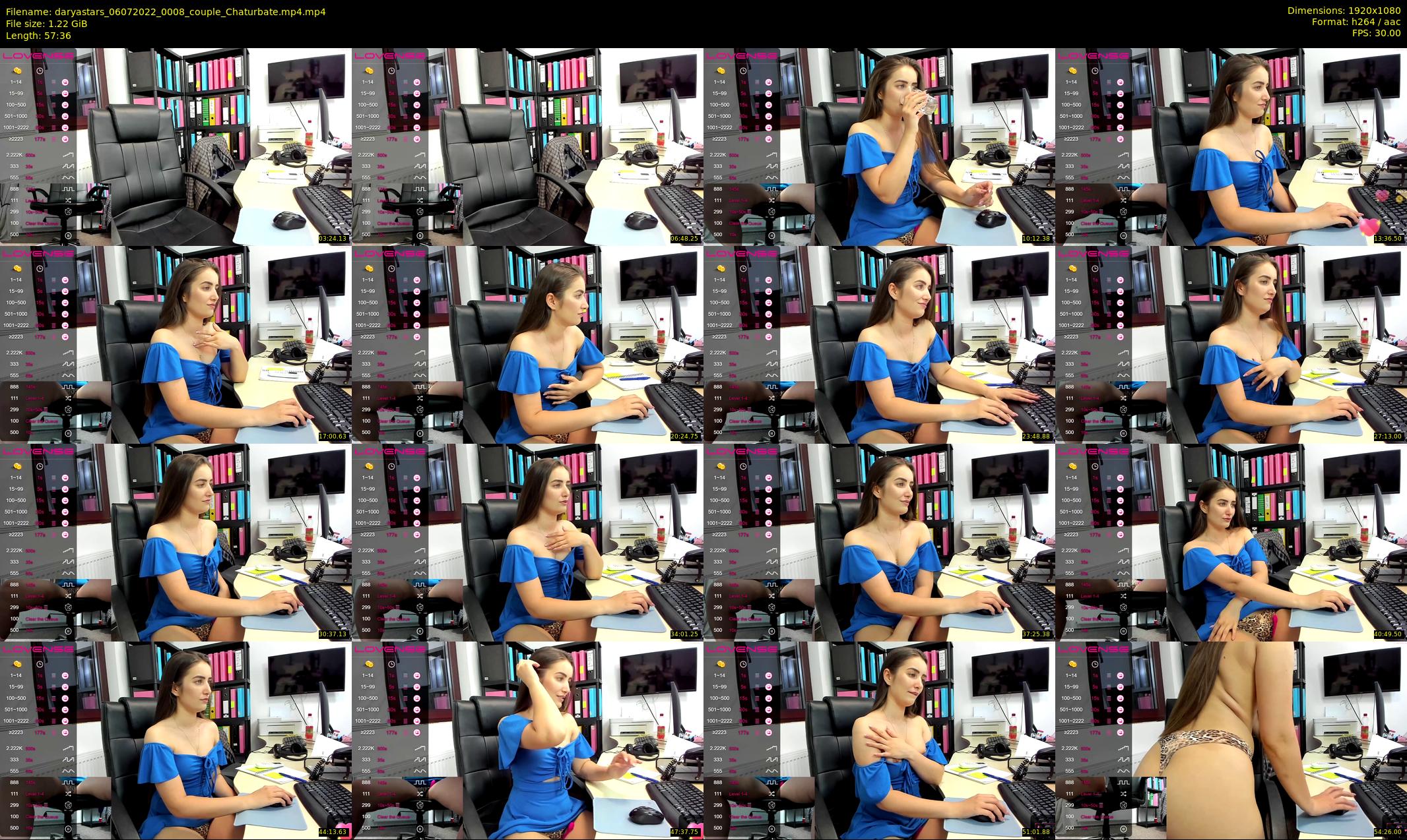 daryastars — 58 minute Chaturbate couple cam show recording, 1080p, Jul 6, 2022