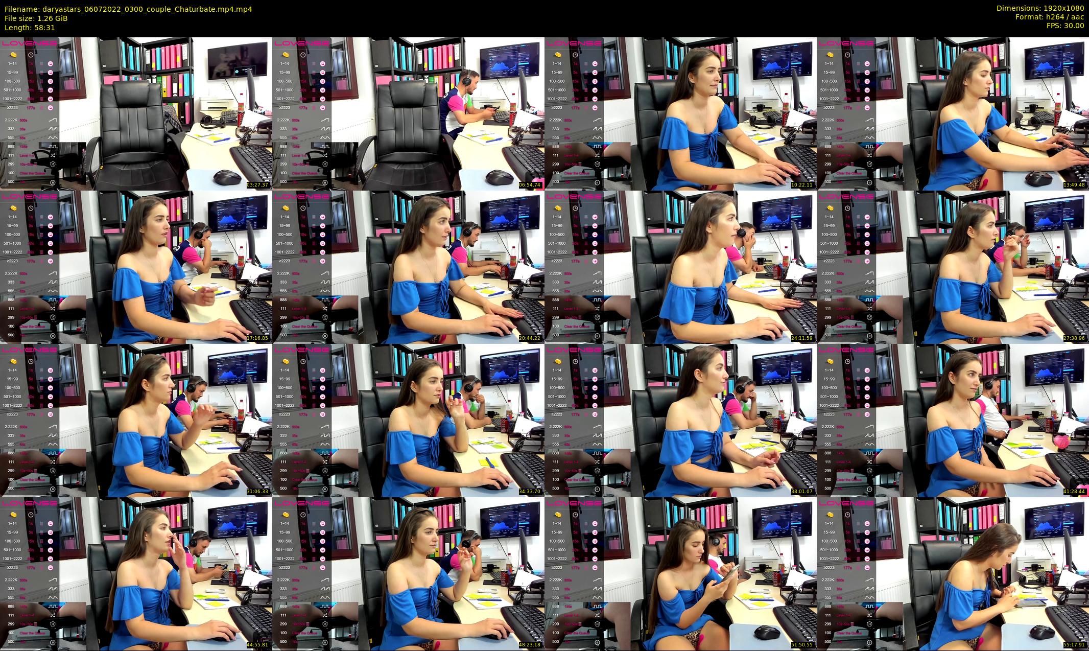 daryastars — 59 minute Chaturbate couple cam show recording, 1080p, Jul 6, 2022
