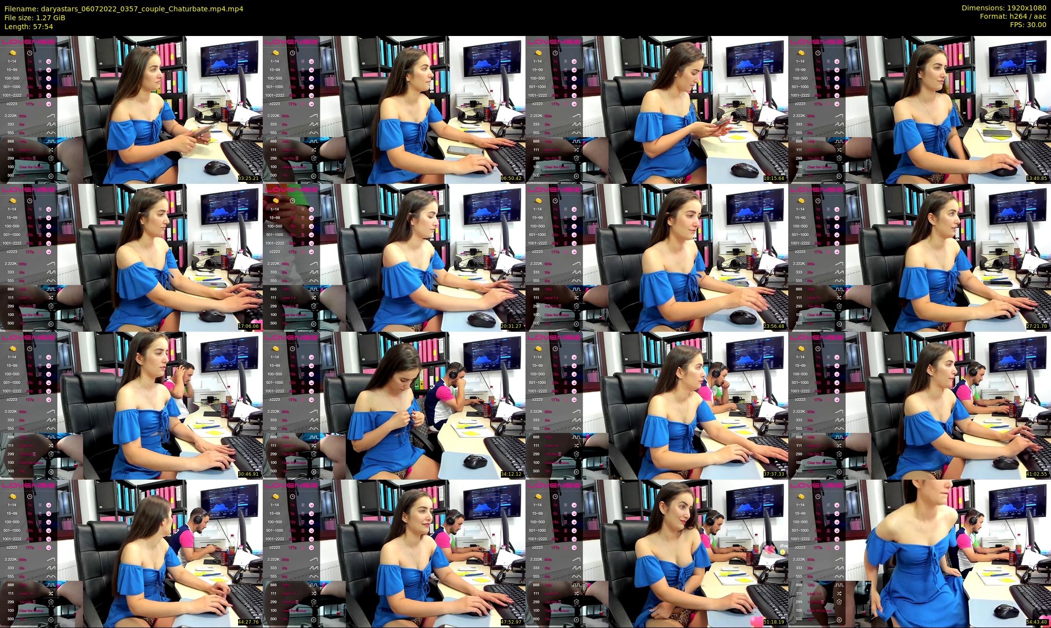 daryastars — 58 minute Chaturbate couple cam show recording, 1080p, Jul 6, 2022