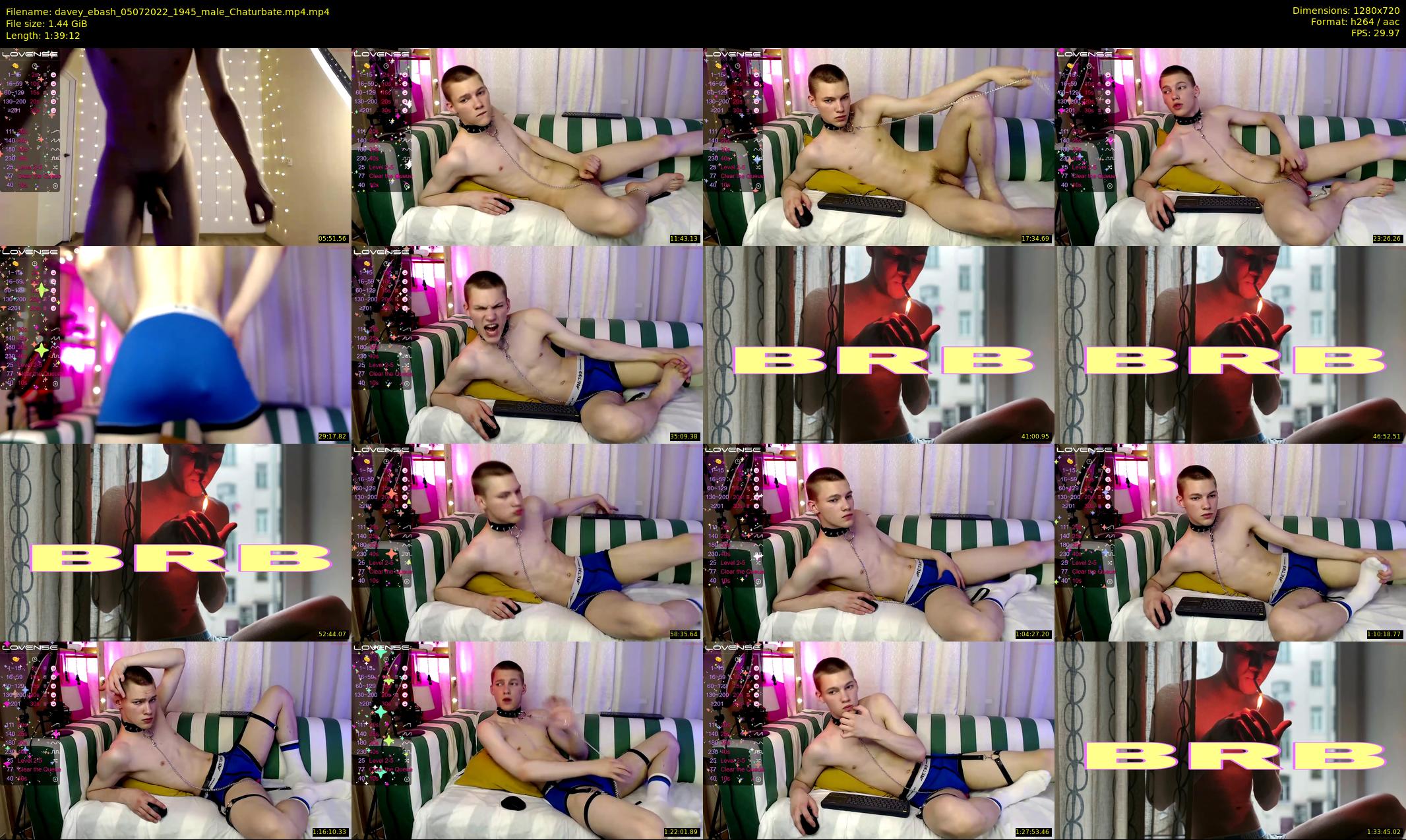 davey_ebash — 100 minute Chaturbate male cam show recording, 720p, Jul 5, 2022