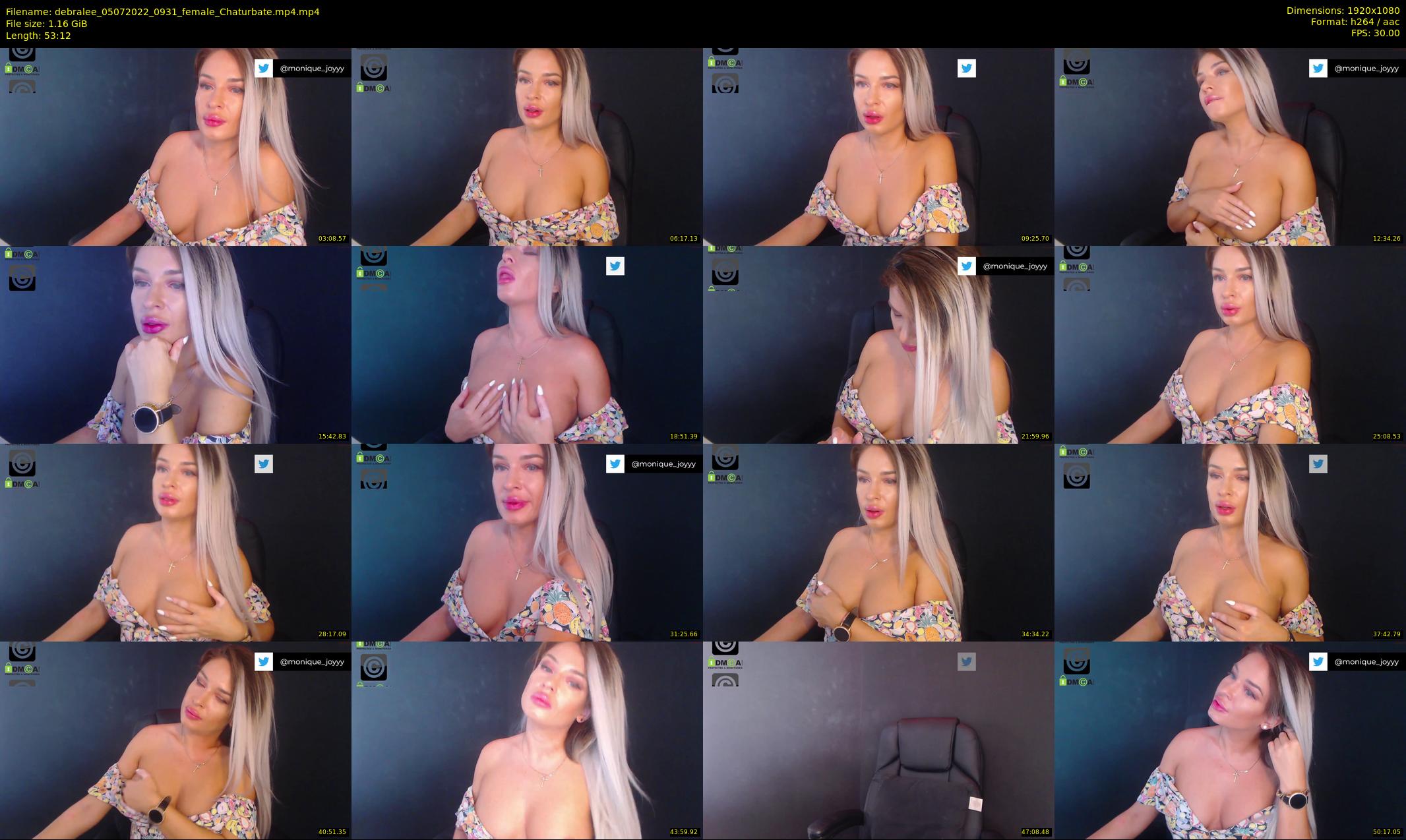 debralee — 54 minute Chaturbate female cam show recording, 1080p, Jul 5, 2022