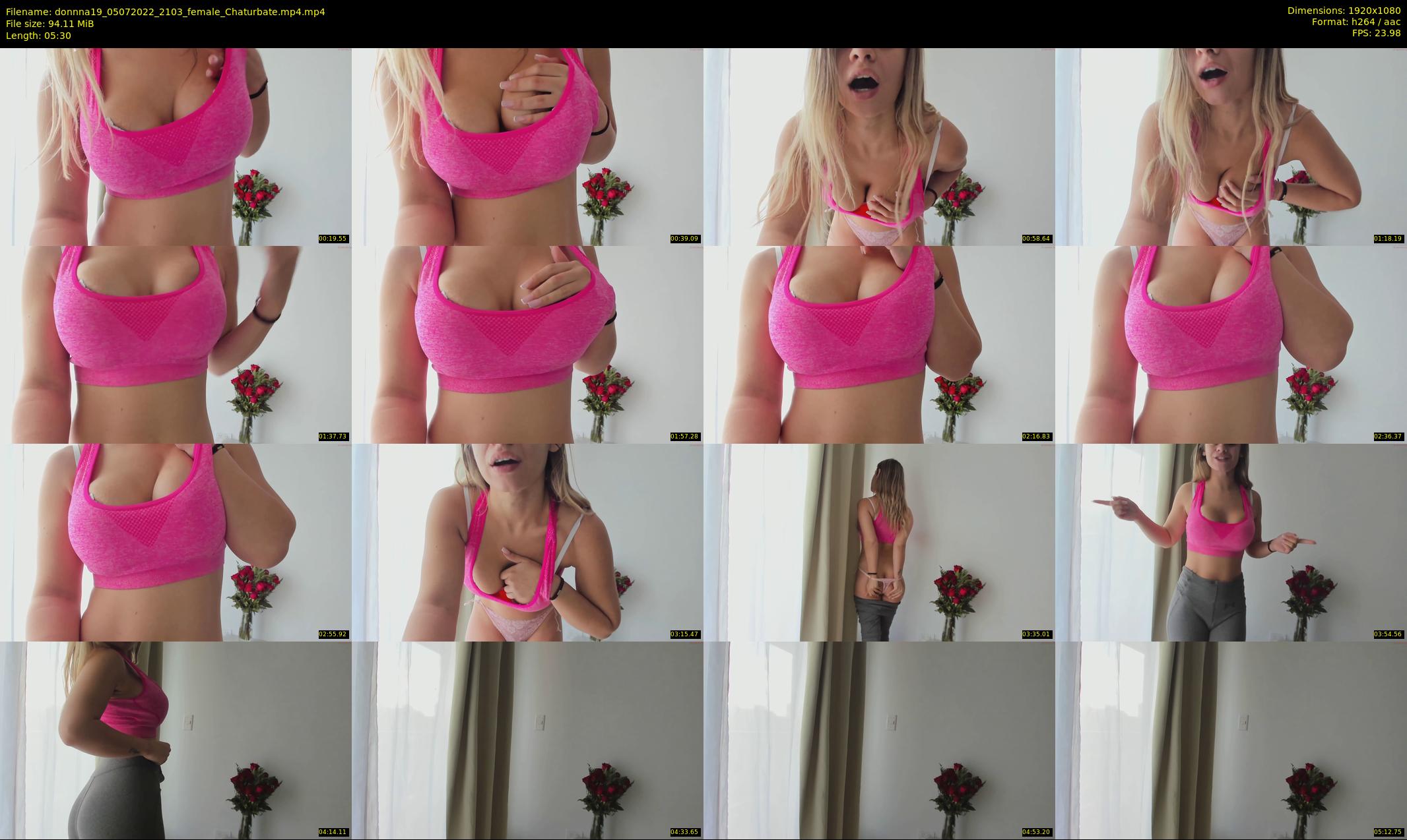 donnna19 — 6 minute Chaturbate female cam show recording, 1080p, Jul 5, 2022
