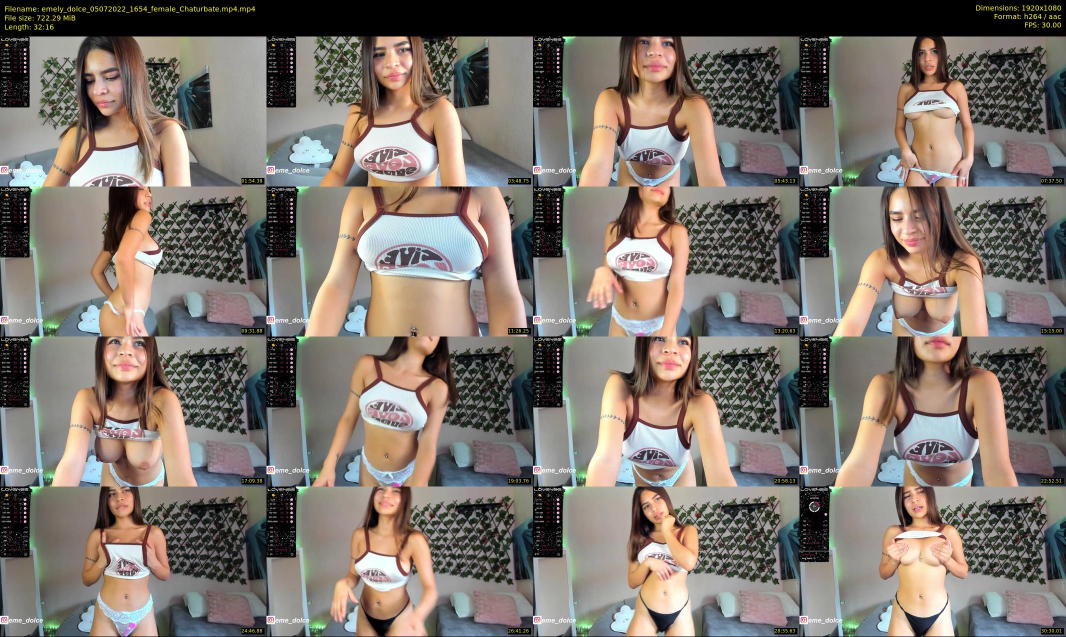 emely_dolce — 33 minute Chaturbate female cam show recording, 1080p, Jul 5, 2022