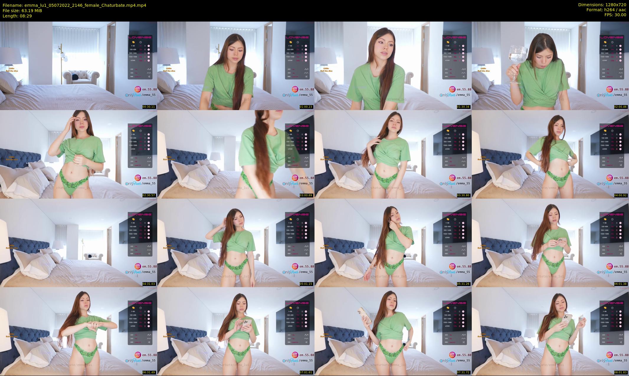 emma_lu1 — 9 minute Chaturbate female cam show recording, 720p, Jul 5, 2022