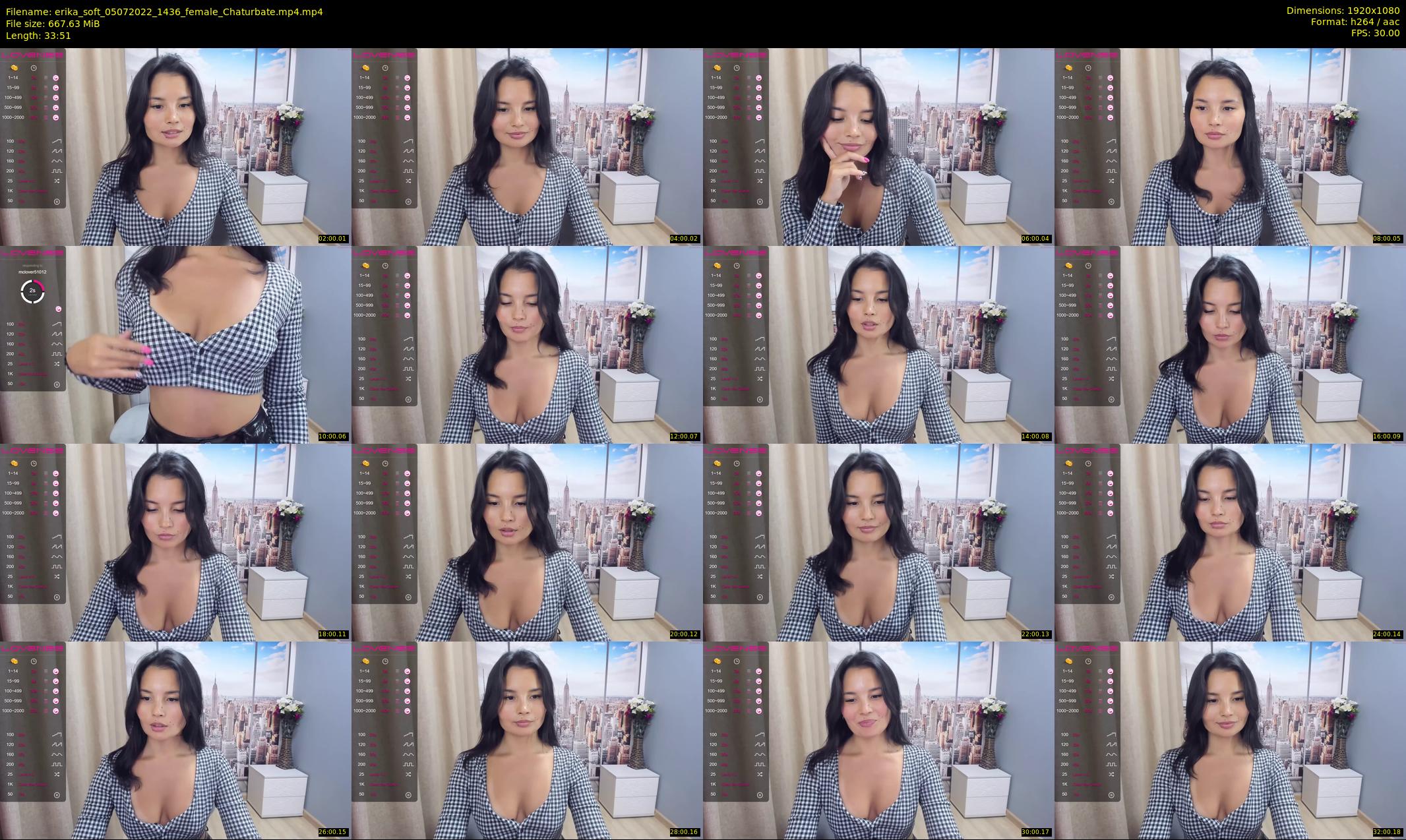 erika_soft — 34 minute Chaturbate female cam show recording, 1080p, Jul 5, 2022