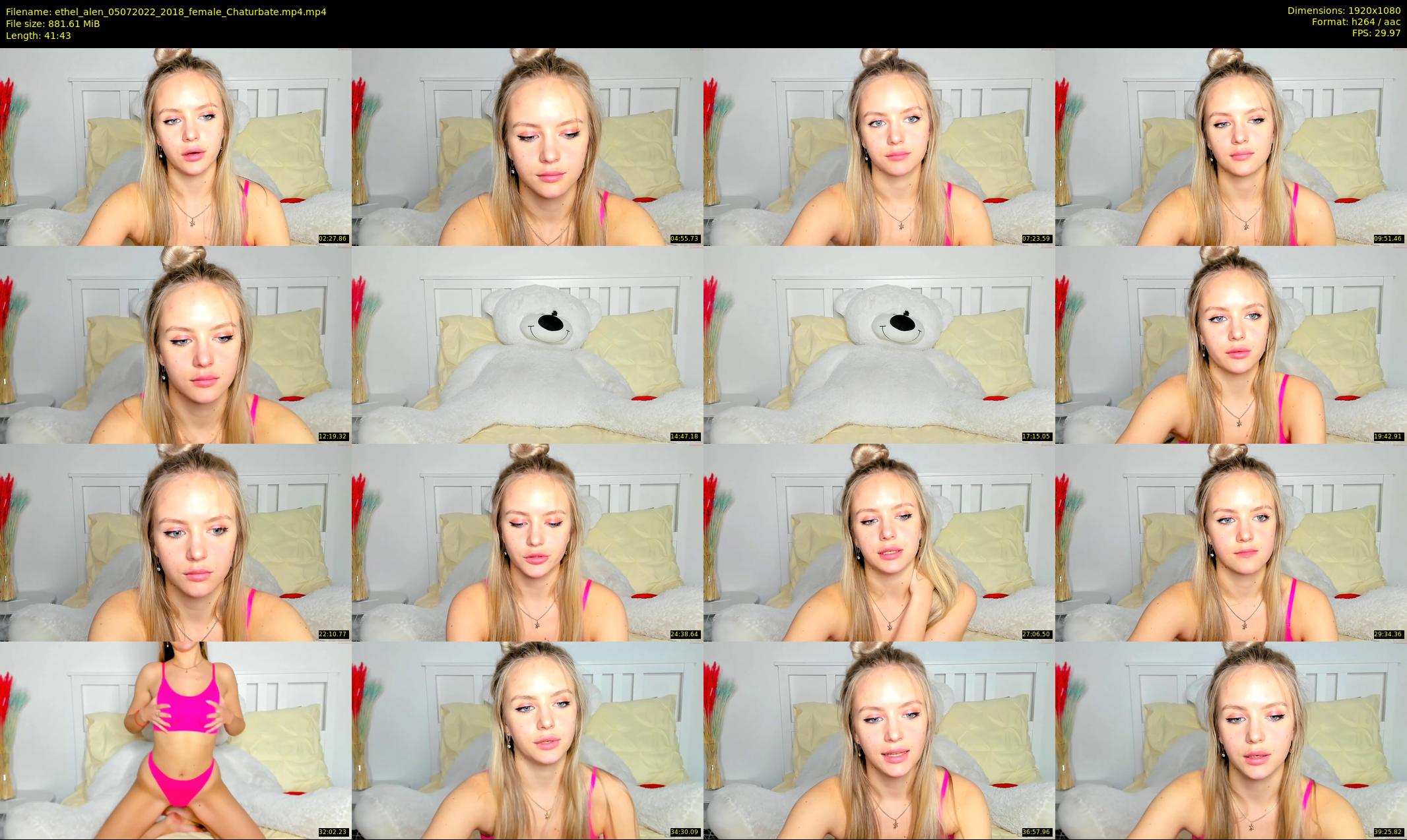ethel_alen — 42 minute Chaturbate female cam show recording, 1080p, Jul 5, 2022