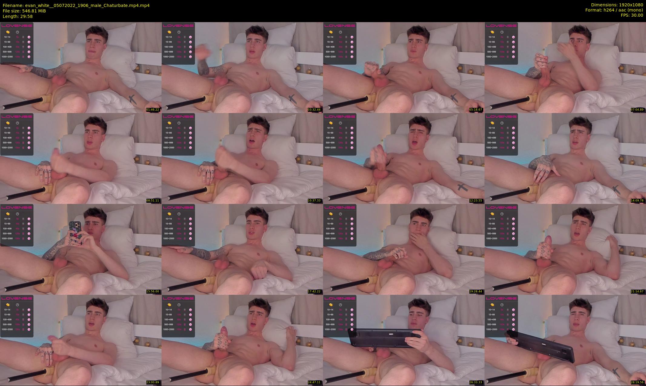 evan_white_ — 30 minute Chaturbate male cam show recording, 1080p, Jul 5, 2022