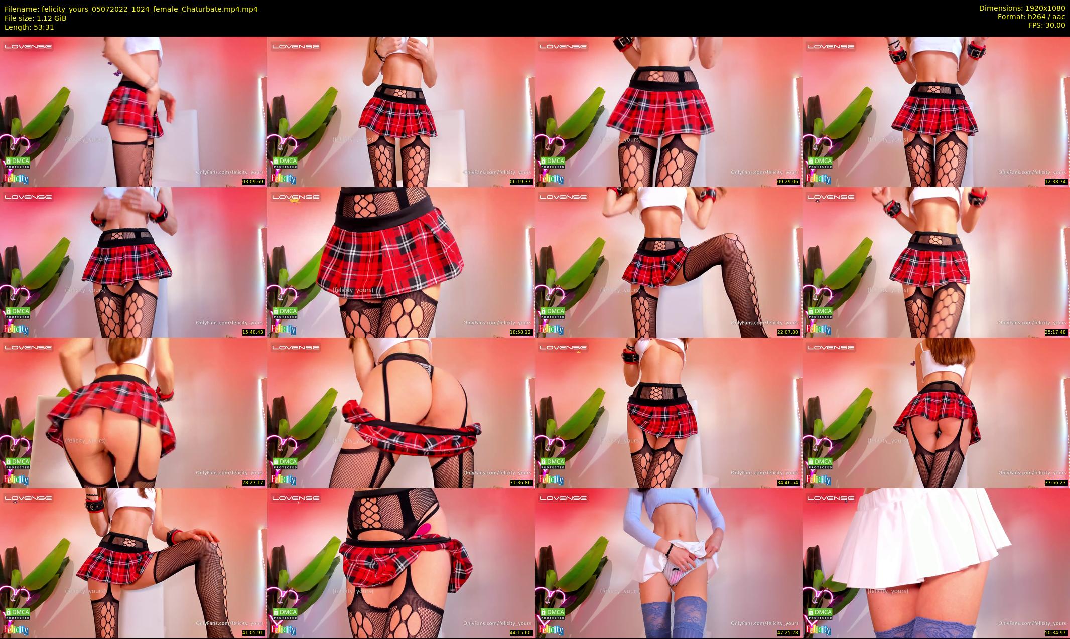 felicity_yours — 54 minute Chaturbate female cam show recording, 1080p, Jul 5, 2022