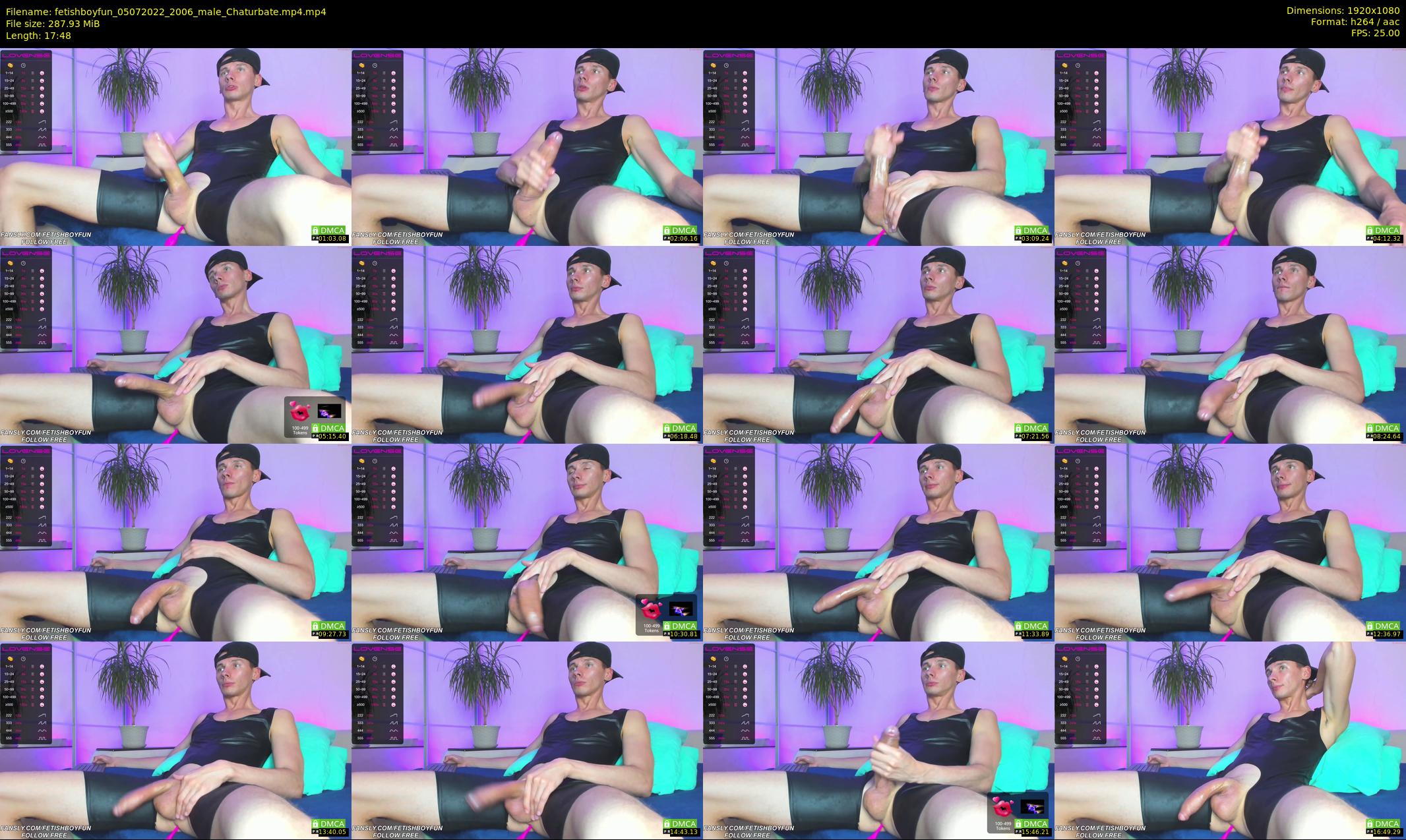 fetishboyfun — 18 minute Chaturbate male cam show recording, 1080p, Jul 5, 2022