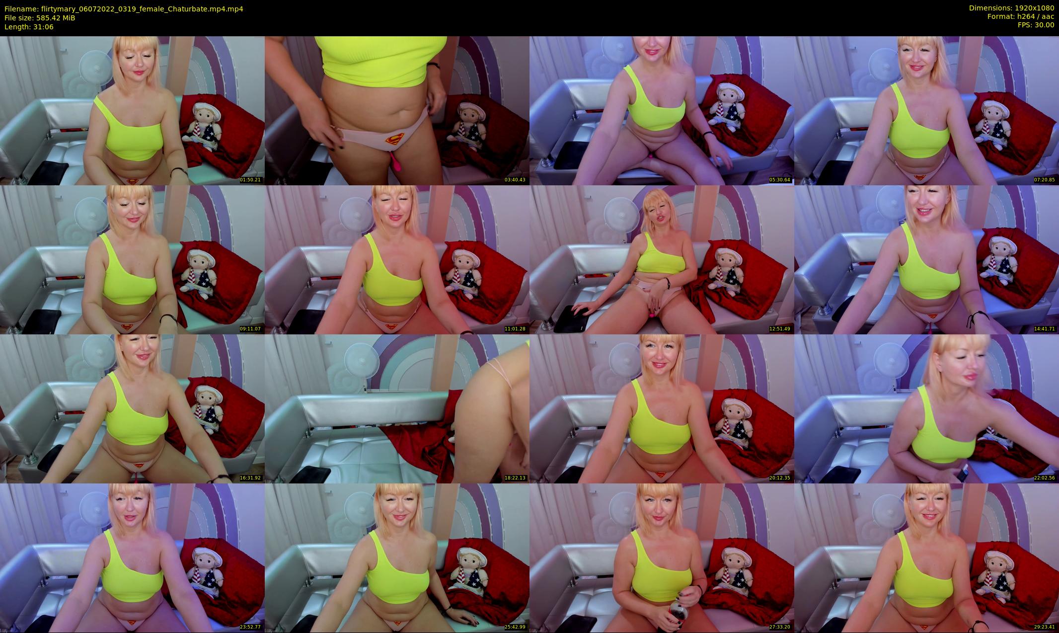 flirtymary — 32 minute Chaturbate female cam show recording, 1080p, Jul 6, 2022