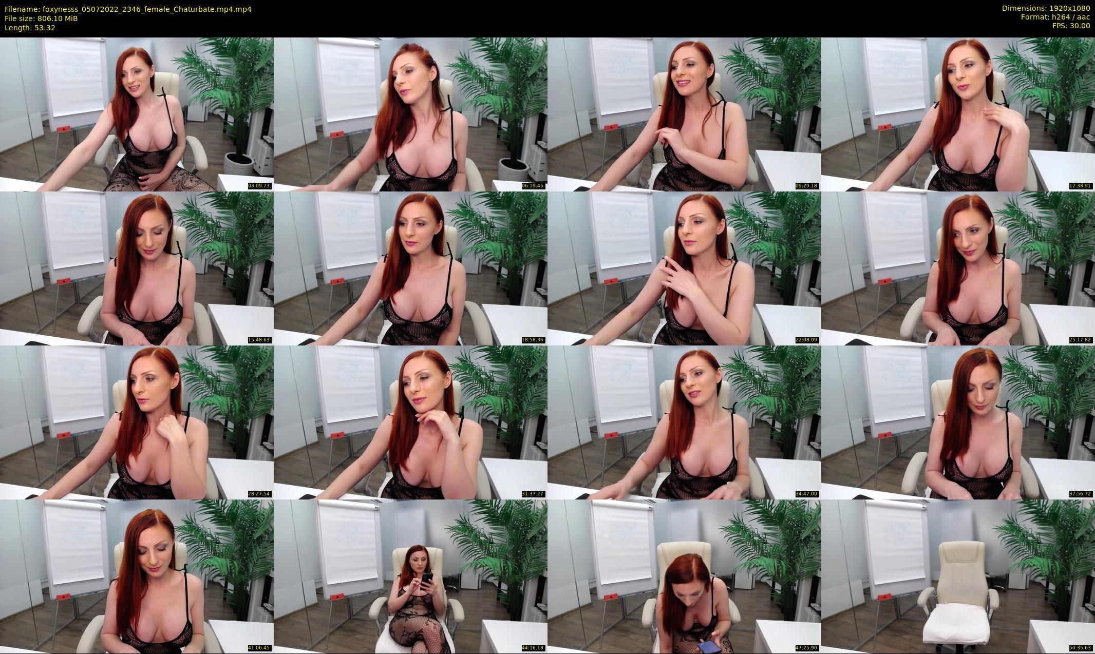 foxynesss — 54 minute Chaturbate female cam show recording, 1080p, Jul 5, 2022