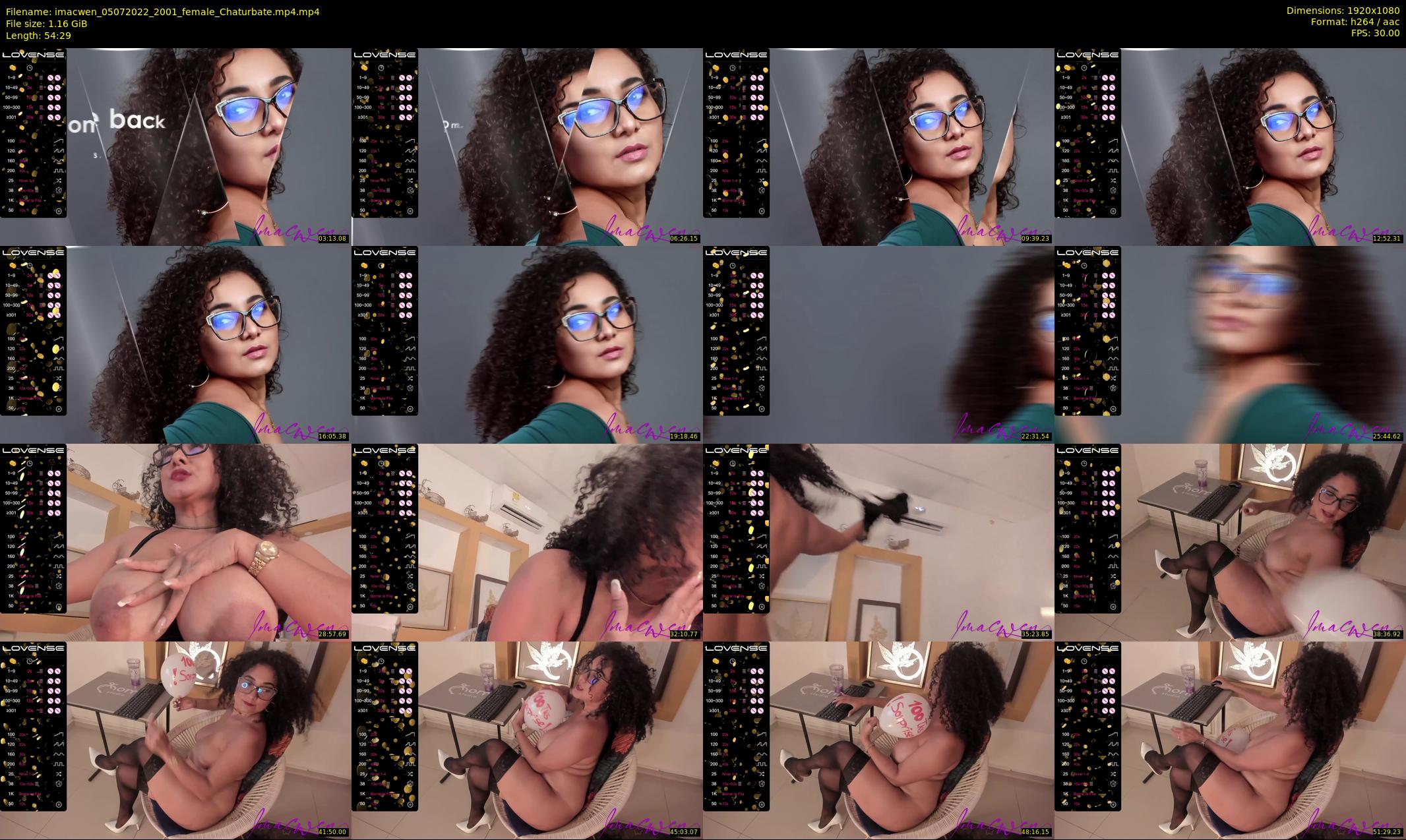 imacwen — 55 minute Chaturbate female cam show recording, 1080p, Jul 5, 2022
