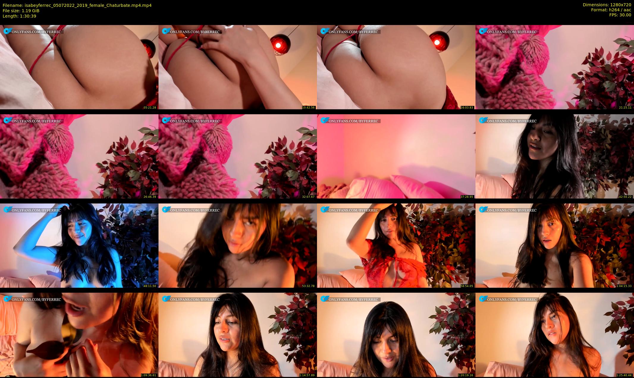 isabeyferrec — 91 minute Chaturbate female cam show recording, 720p, Jul 5, 2022