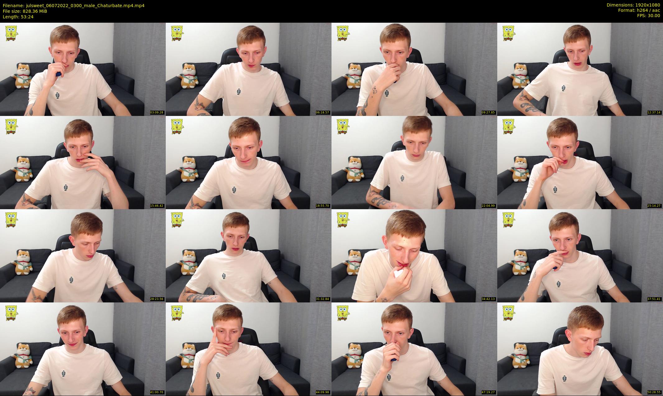 julsweet — 54 minute Chaturbate male cam show recording, 1080p, Jul 6, 2022