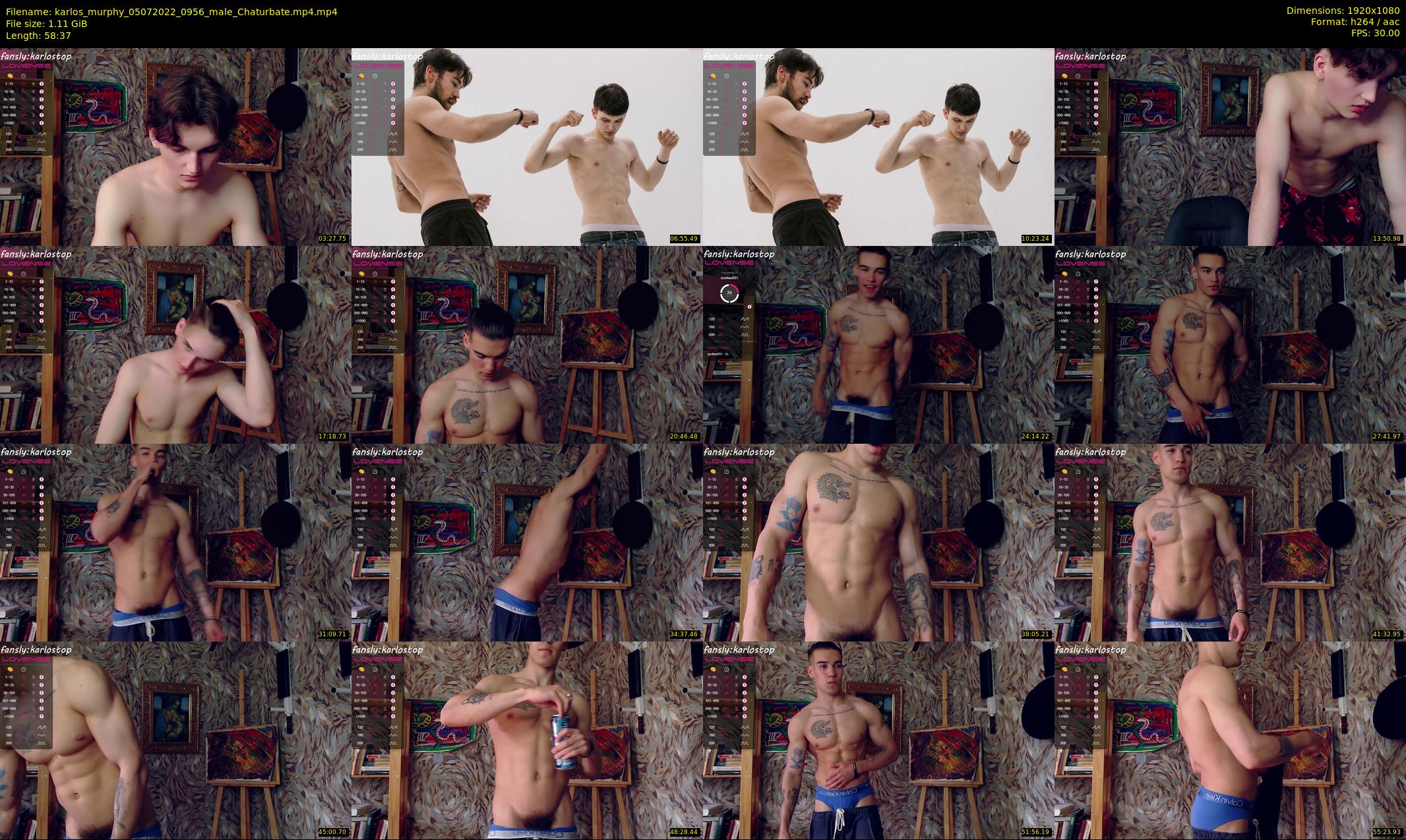 karlos_murphy — 59 minute Chaturbate male cam show recording, 1080p, Jul 5, 2022