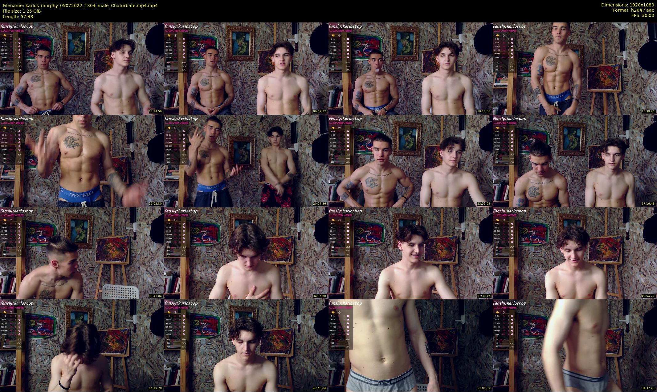 karlos_murphy — 58 minute Chaturbate male cam show recording, 1080p, Jul 5, 2022