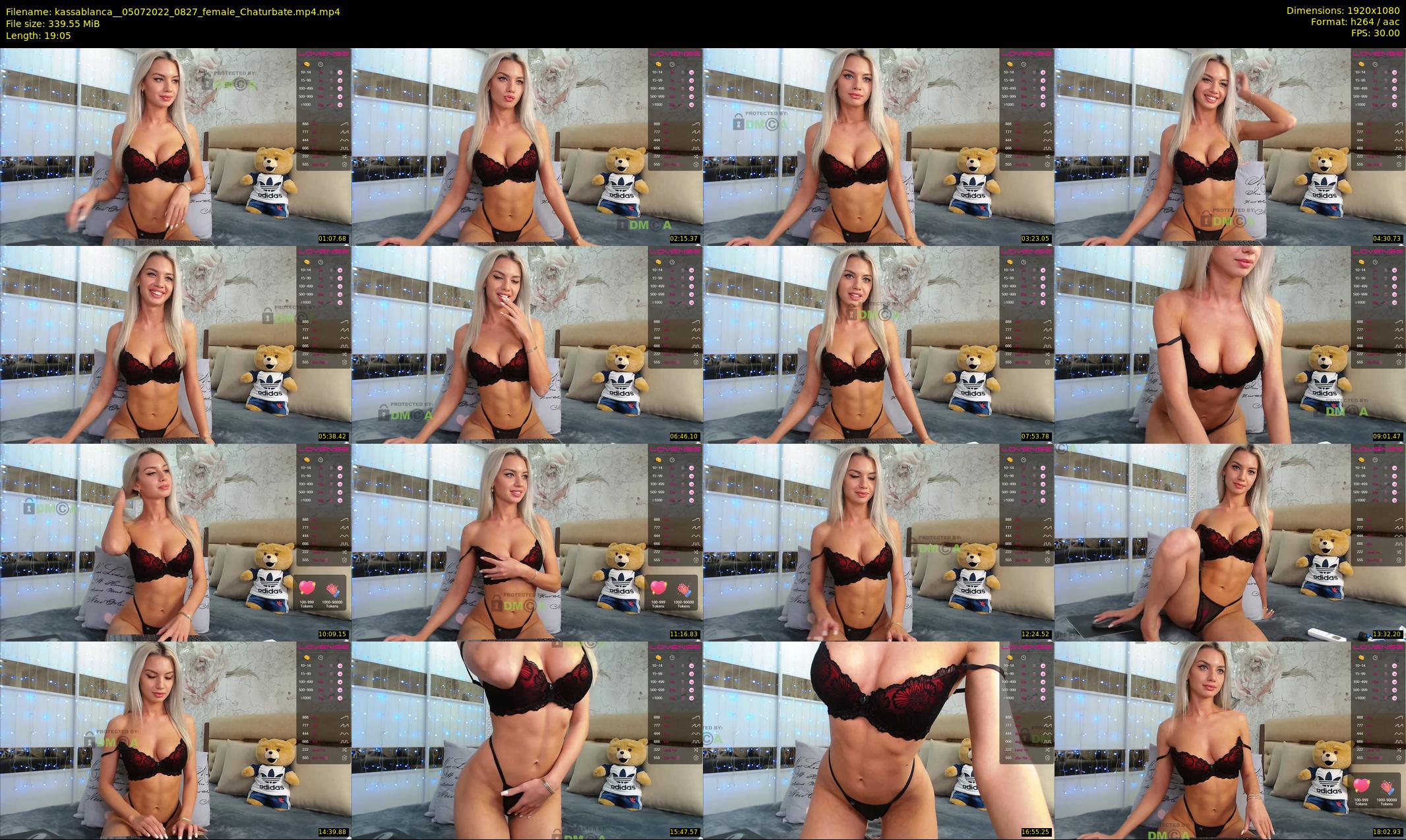 kassablanca_ — 20 minute Chaturbate female cam show recording, 1080p, Jul 5, 2022