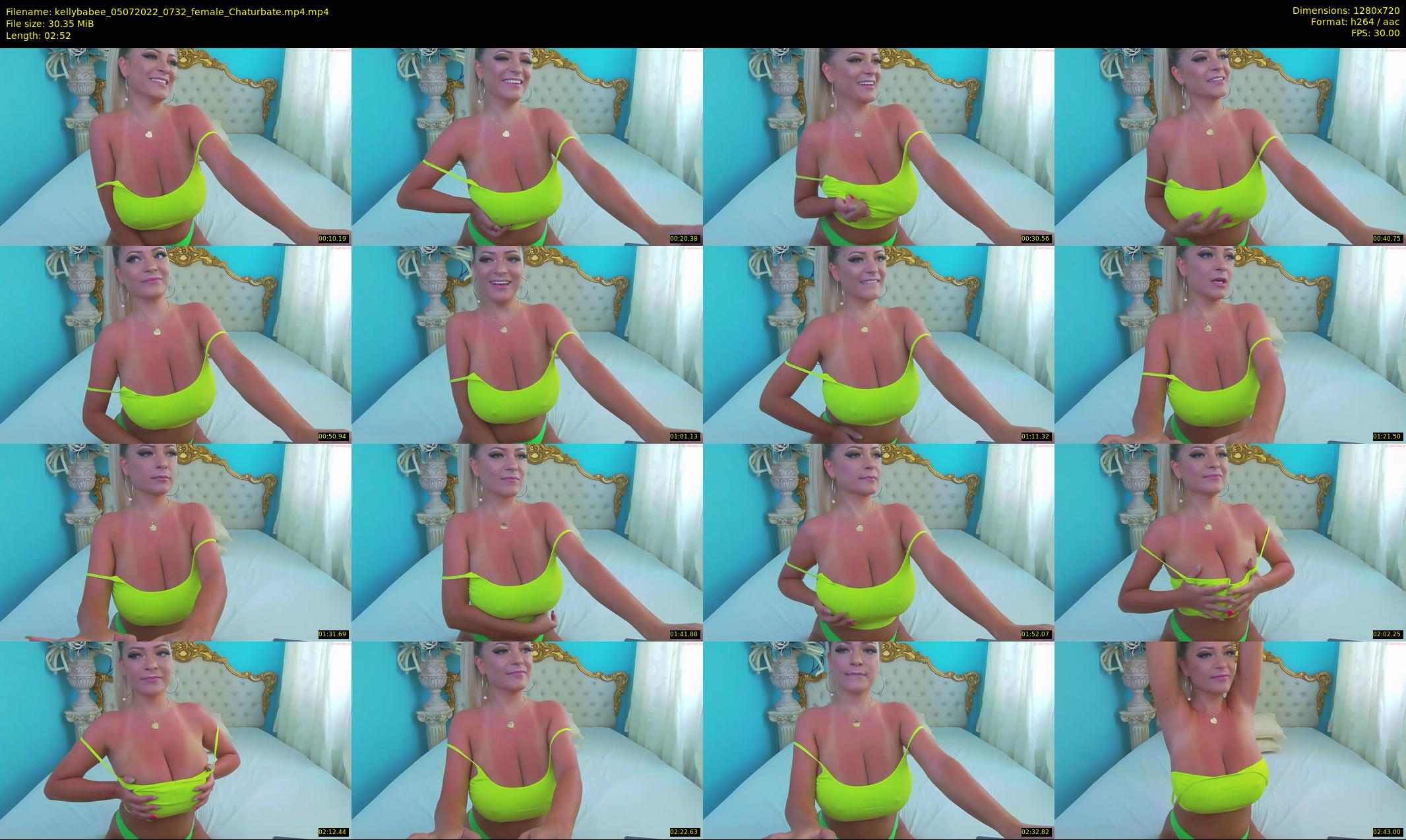 kellybabee — 3 minute Chaturbate female cam show recording, 720p, Jul 5, 2022