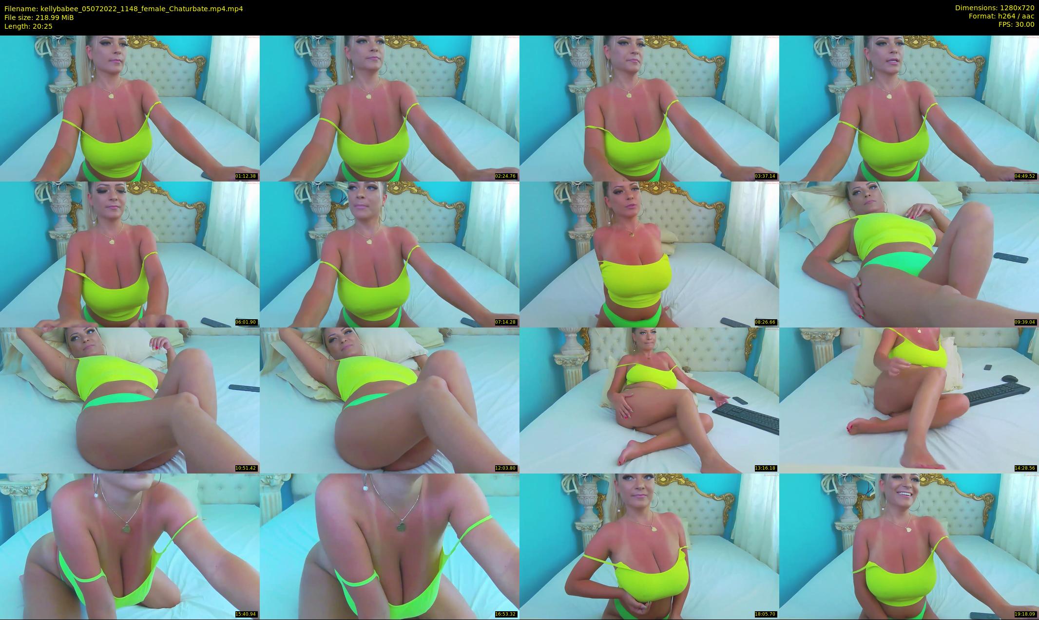 kellybabee — 21 minute Chaturbate female cam show recording, 720p, Jul 5, 2022