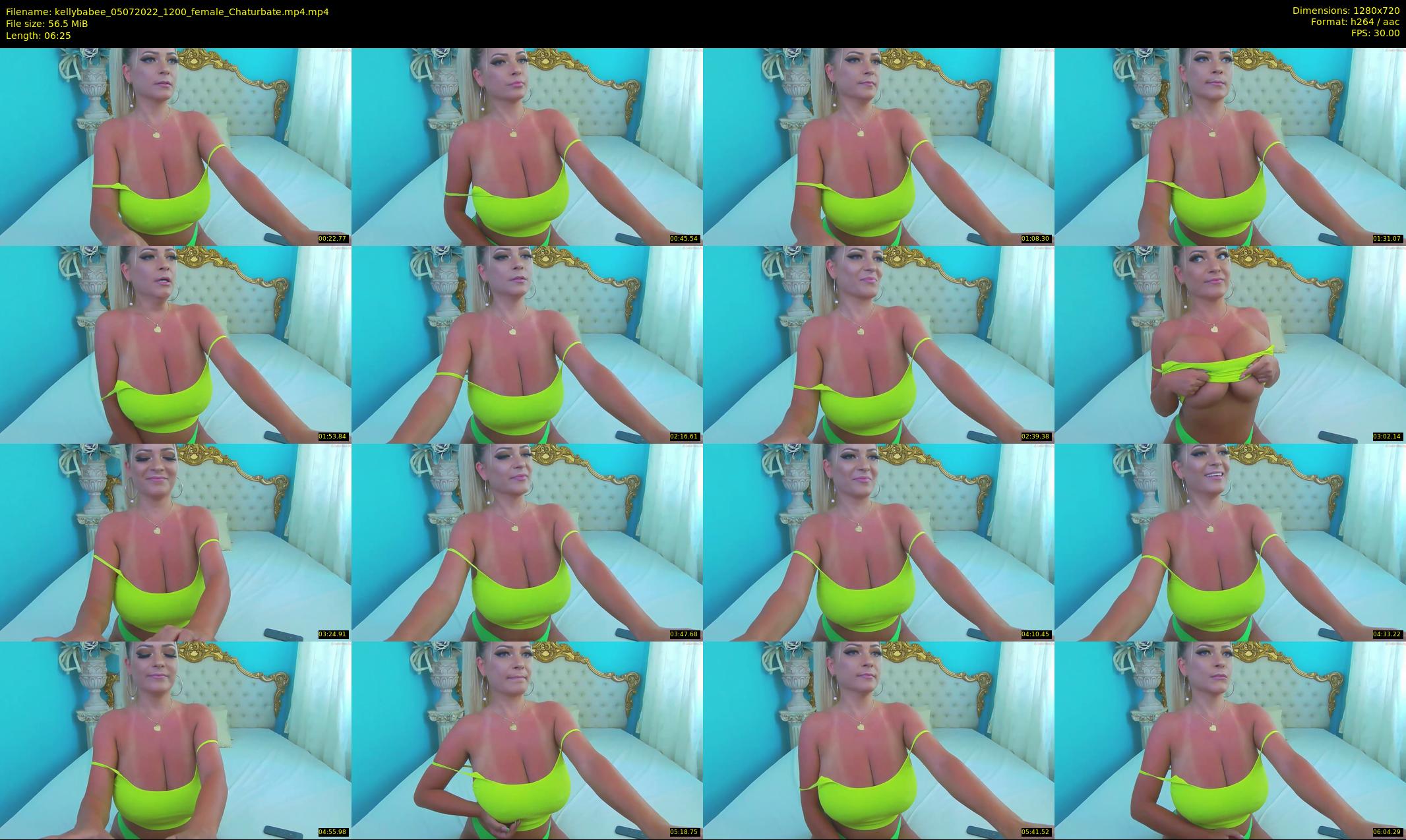 kellybabee — 7 minute Chaturbate female cam show recording, 720p, Jul 5, 2022