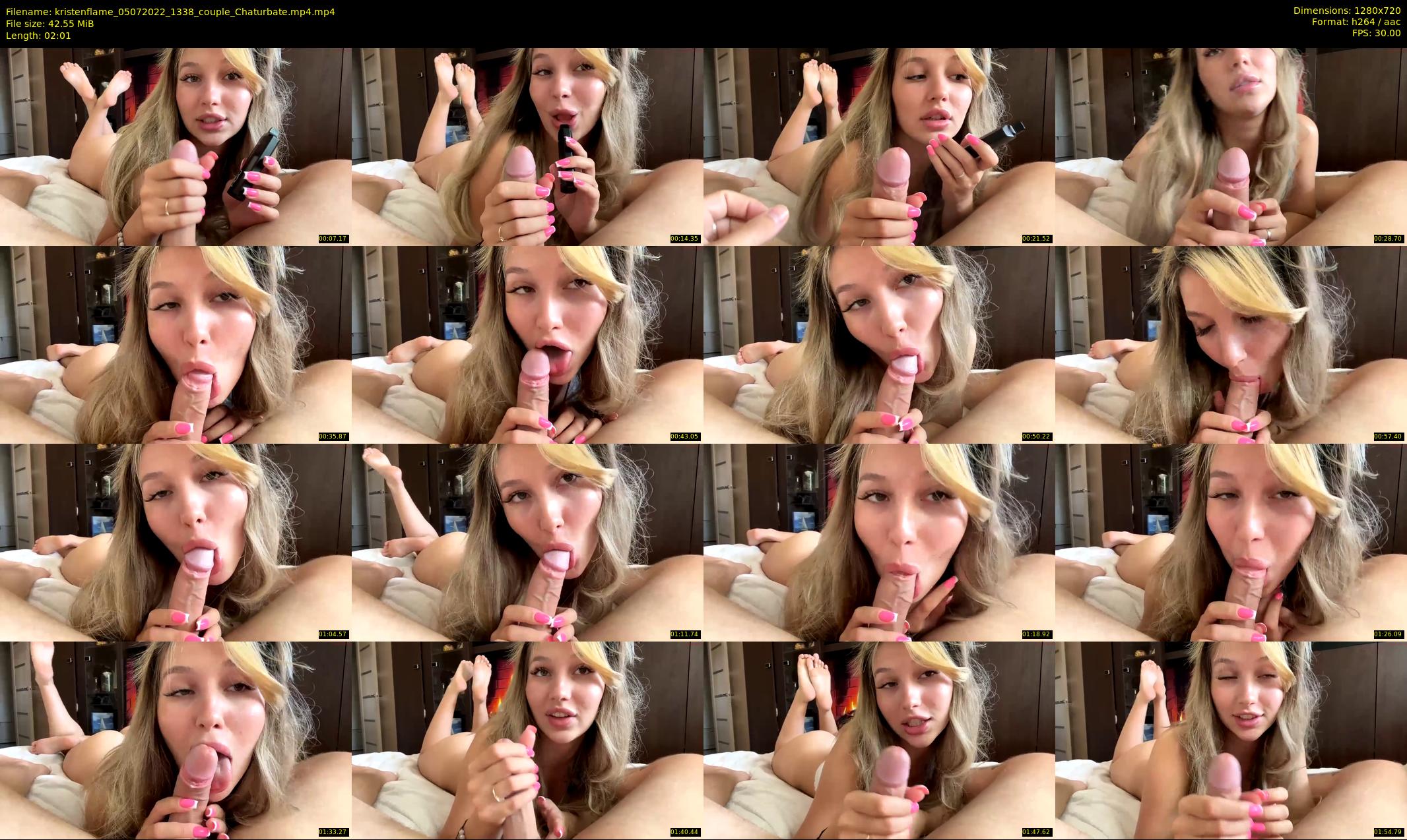 kristenflame — 3 minute Chaturbate couple cam show recording, 720p, Jul 5, 2022