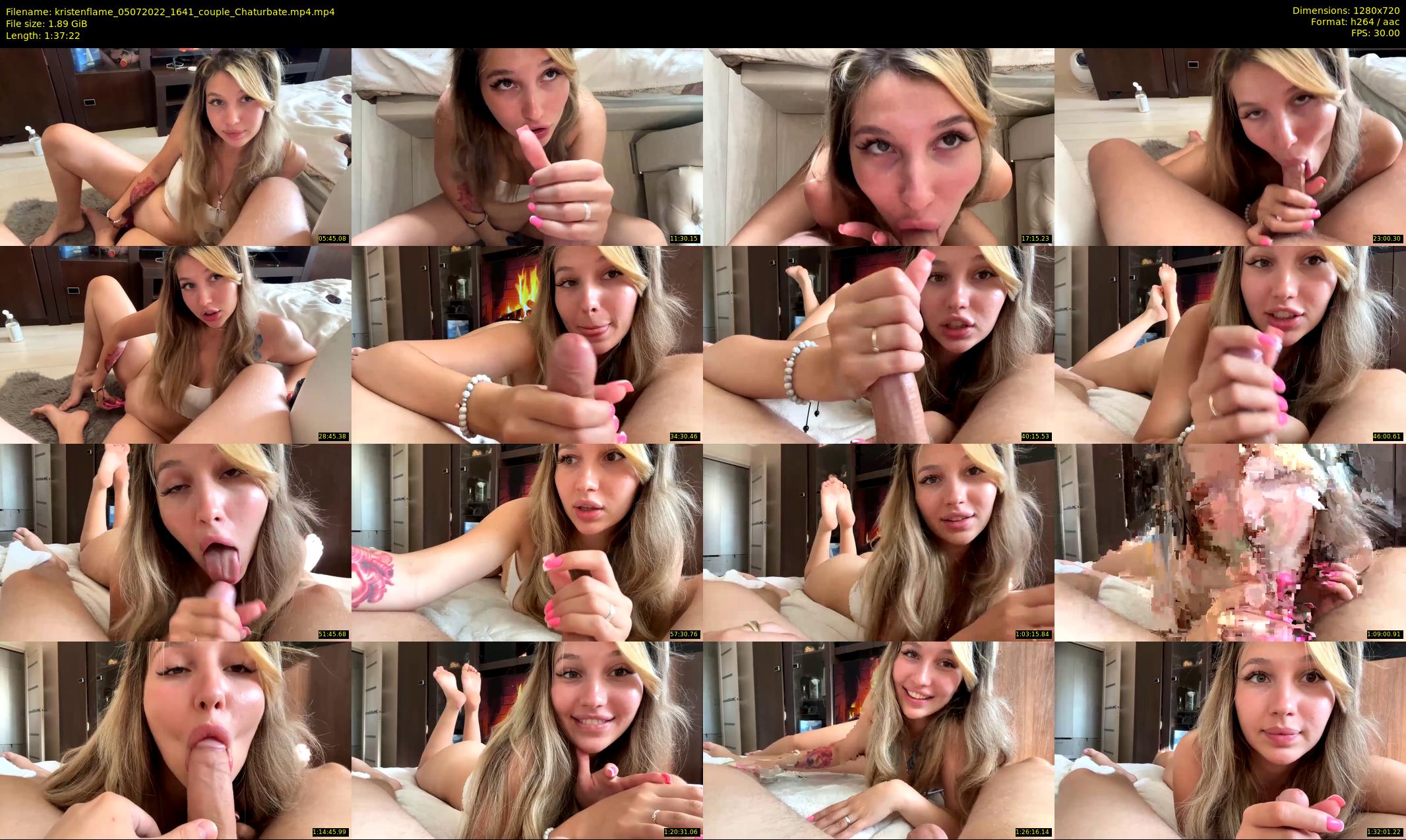 kristenflame — 98 minute Chaturbate couple cam show recording, 720p, Jul 5, 2022