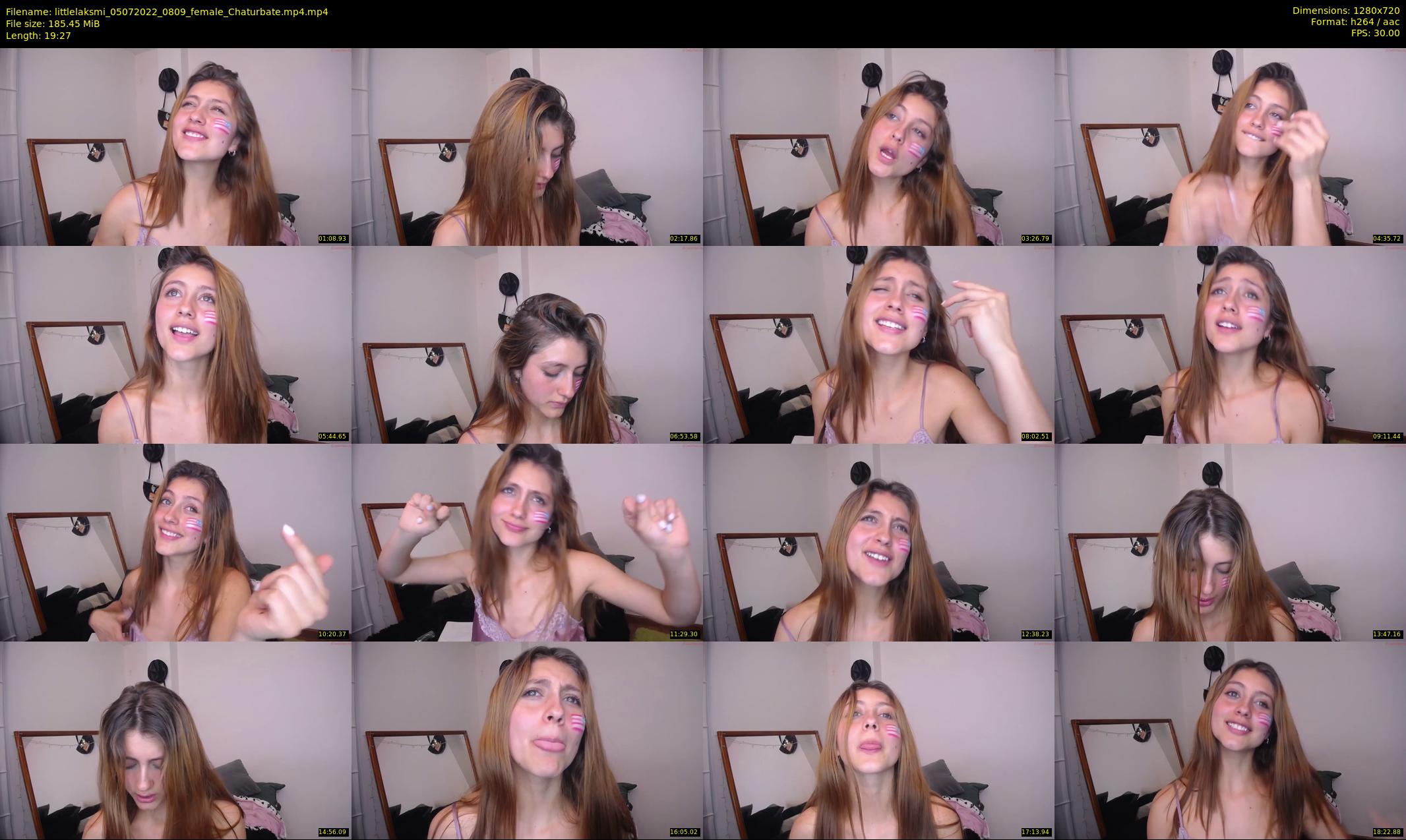 littlelaksmi — 20 minute Chaturbate female cam show recording, 720p, Jul 5, 2022