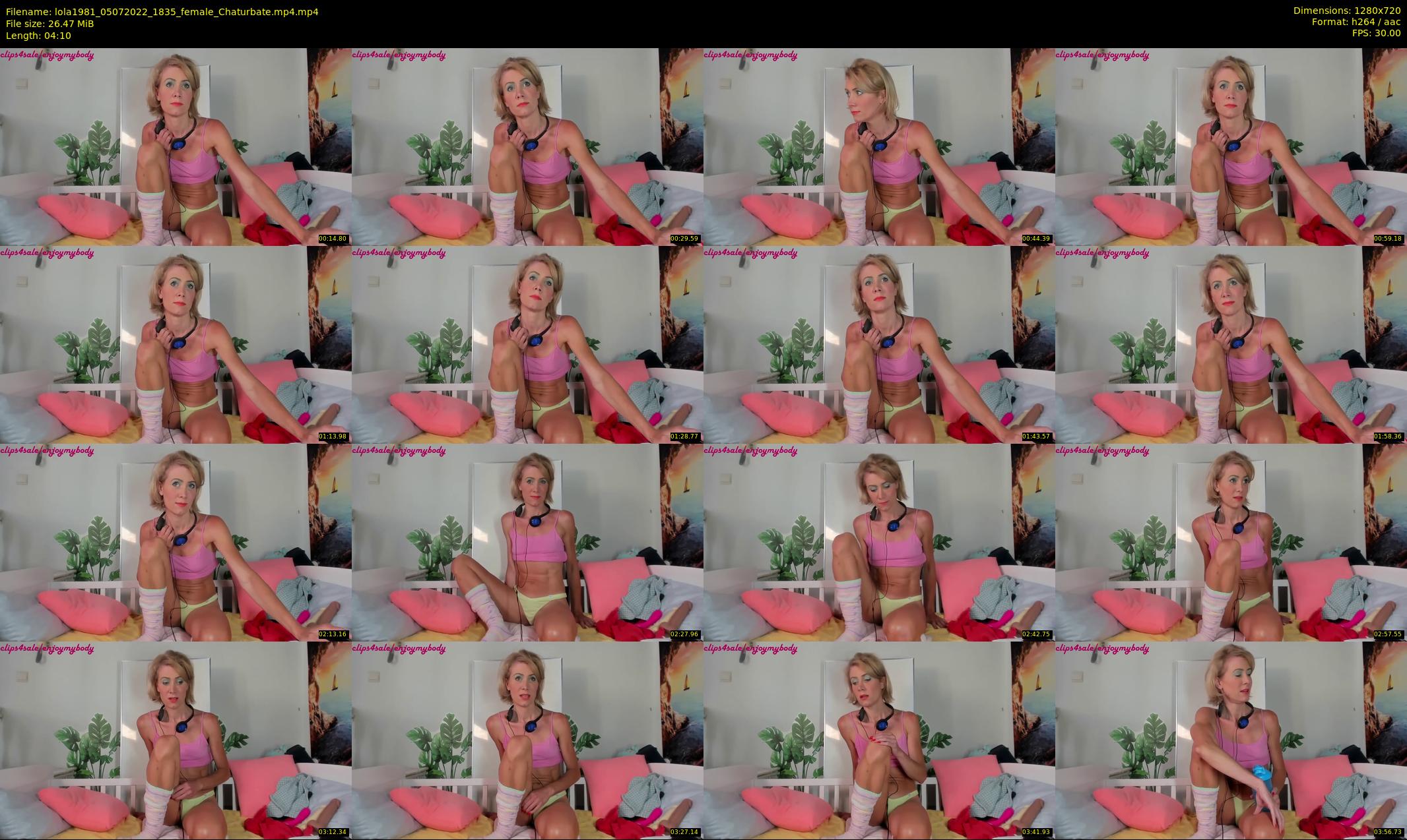 lola1981 — 5 minute Chaturbate female cam show recording, 720p, Jul 5, 2022