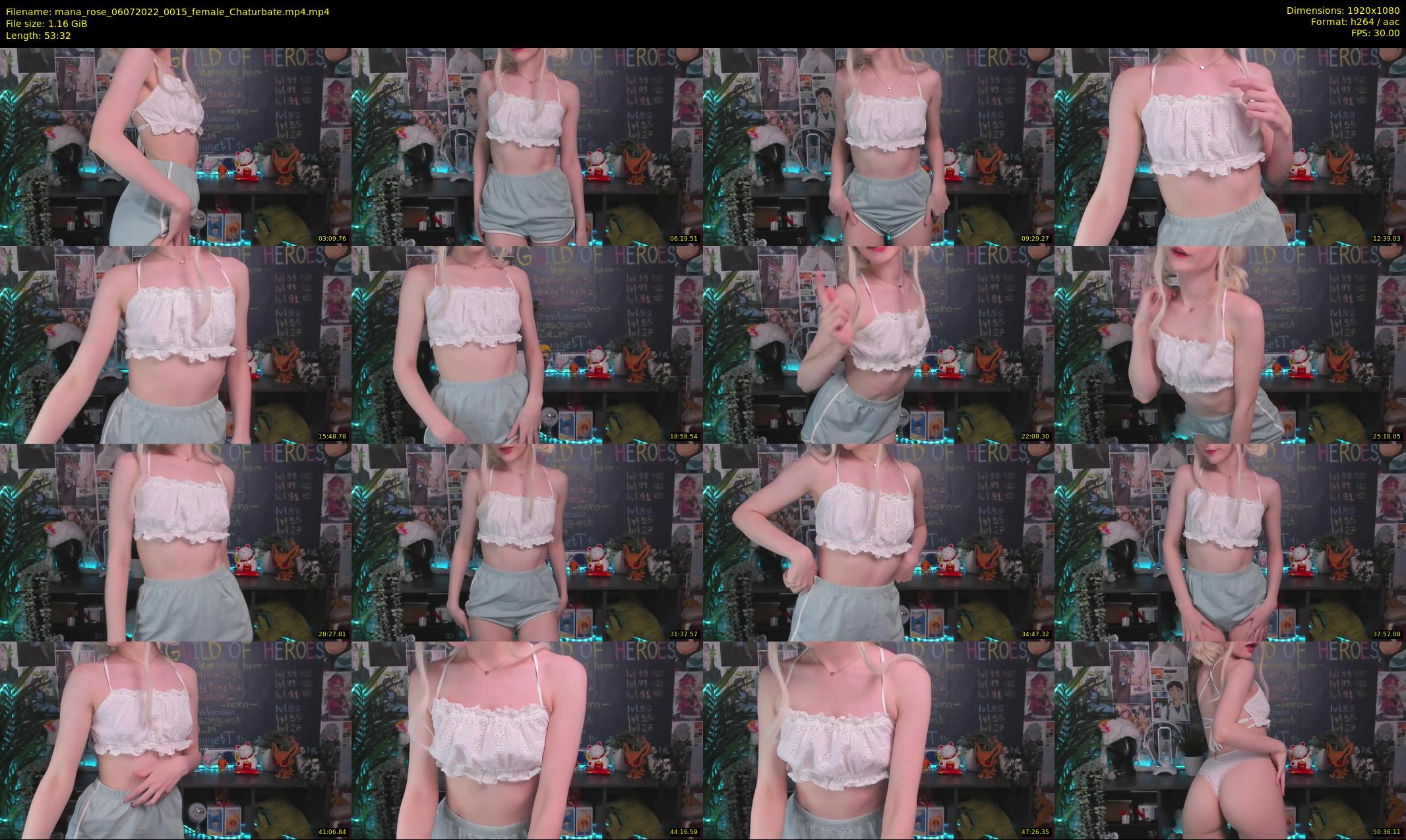 mana_rose — 54 minute Chaturbate female cam show recording, 1080p, Jul 6, 2022