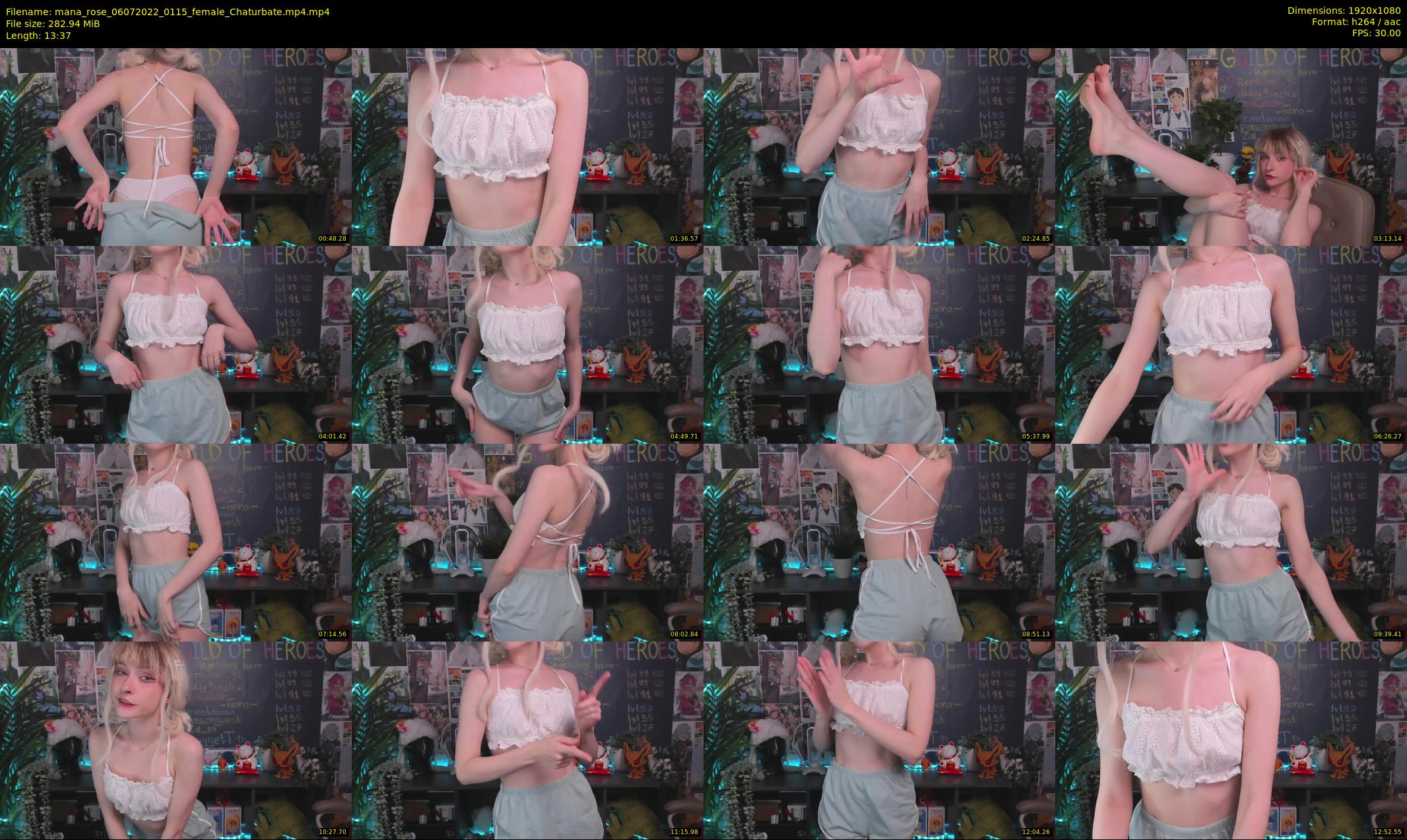 mana_rose — 14 minute Chaturbate female cam show recording, 1080p, Jul 6, 2022