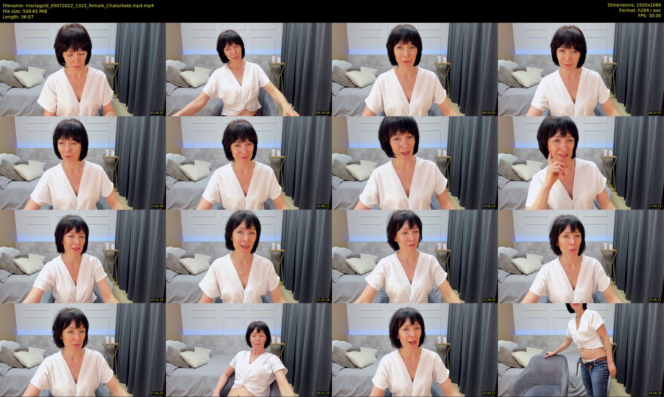 mariagold — 37 minute Chaturbate female cam show recording, 1080p, Jul 5, 2022